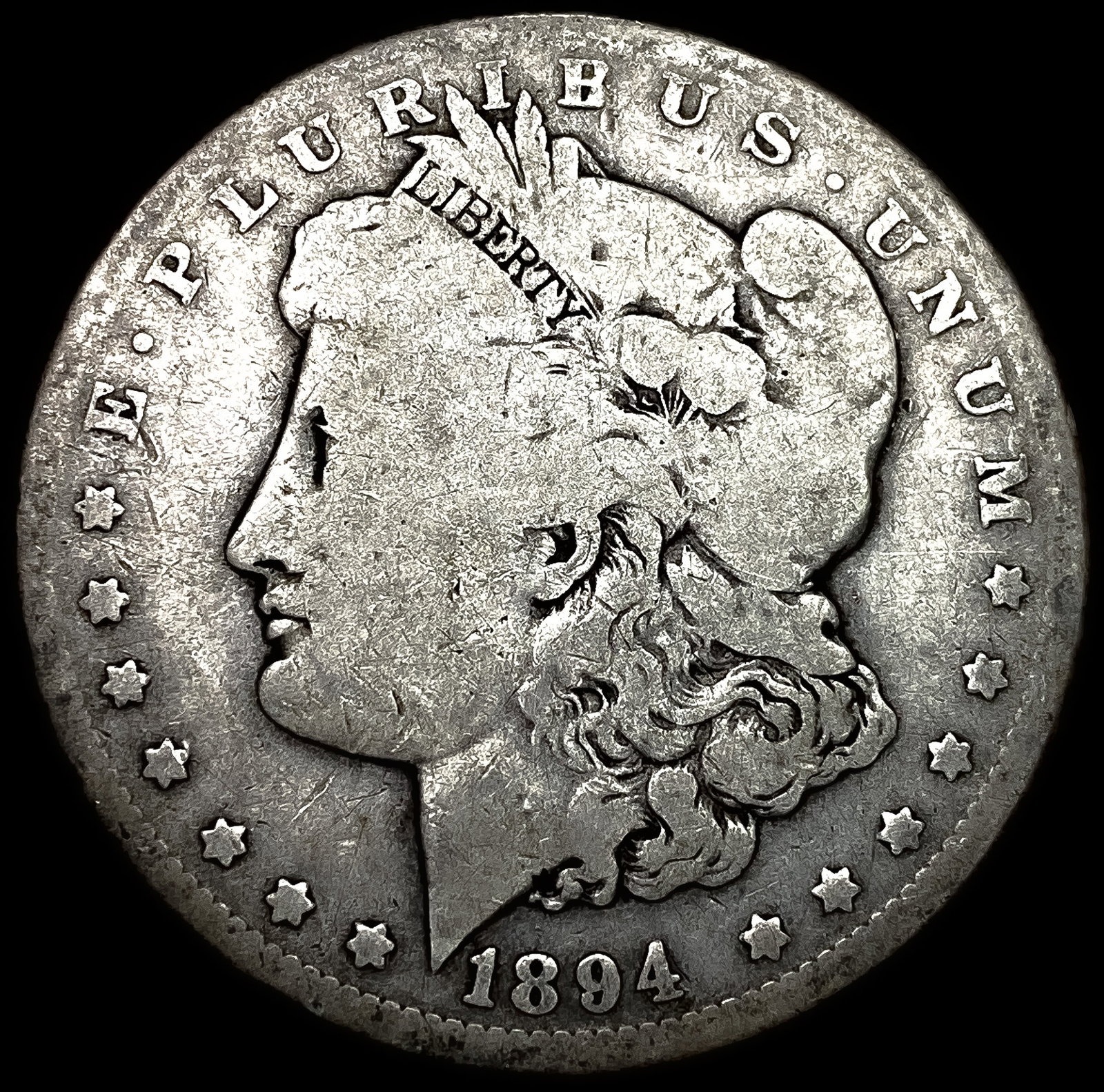 1894-O Silver Morgan Dollar NICELY CIRCULATED: 1894-O Silver Morgan Dollar NICELY CIRCULATED