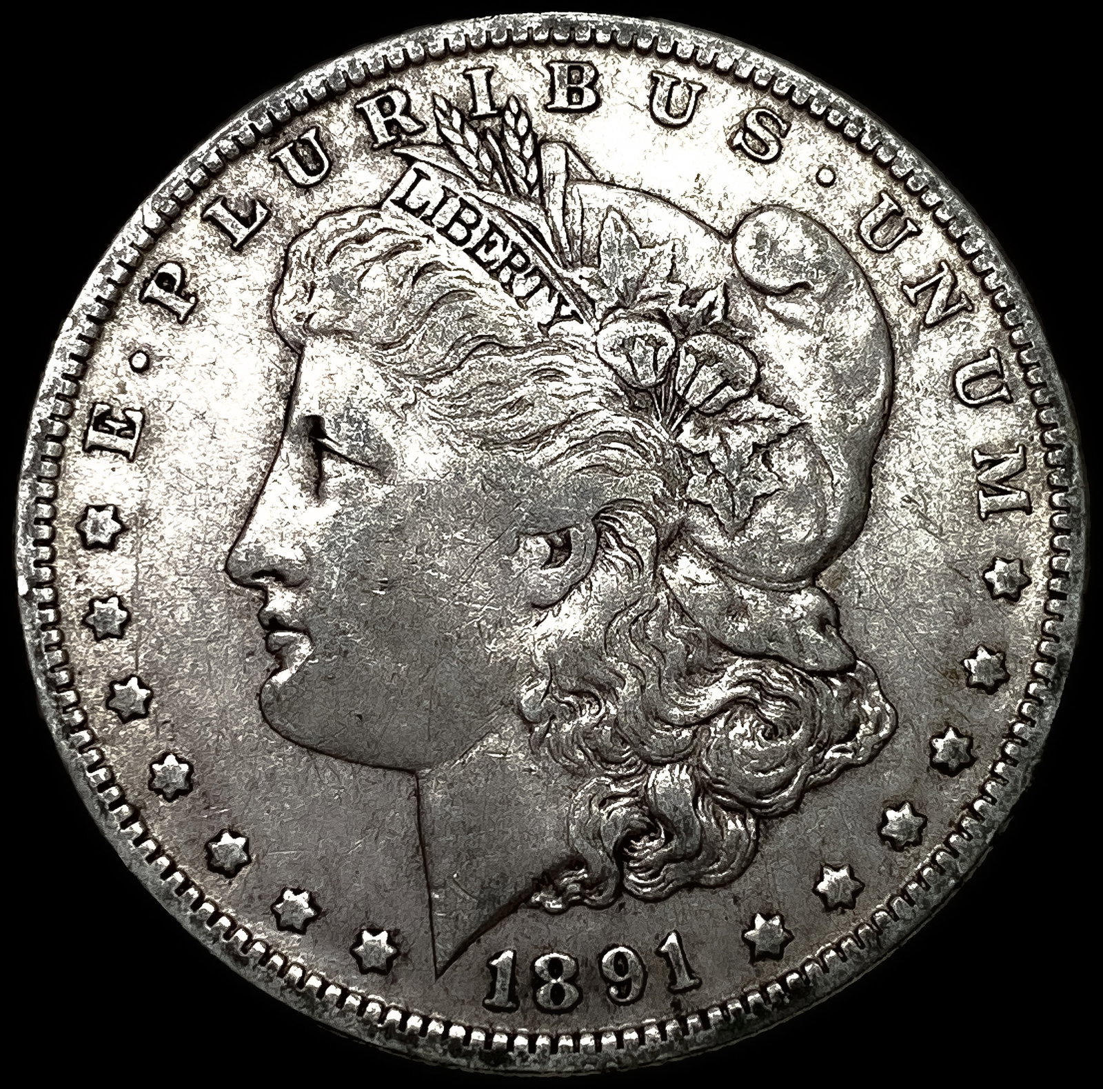 1891-O Silver Morgan Dollar CLOSELY UNCIRCULATED
