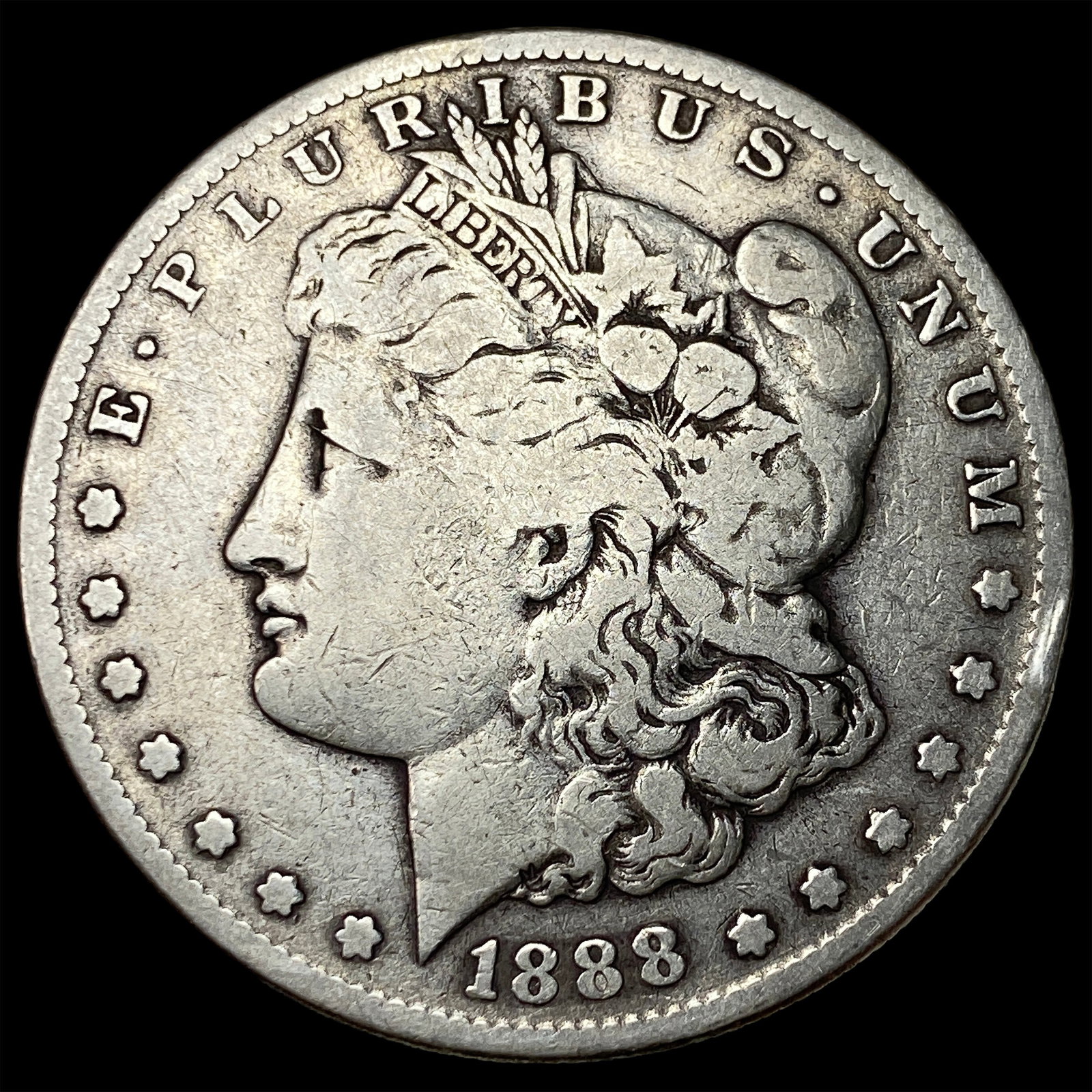 1888-S Morgan Silver Dollar LIGHTLY CIRCULATED: 1888-S Morgan Silver Dollar LIGHTLY CIRCULATED