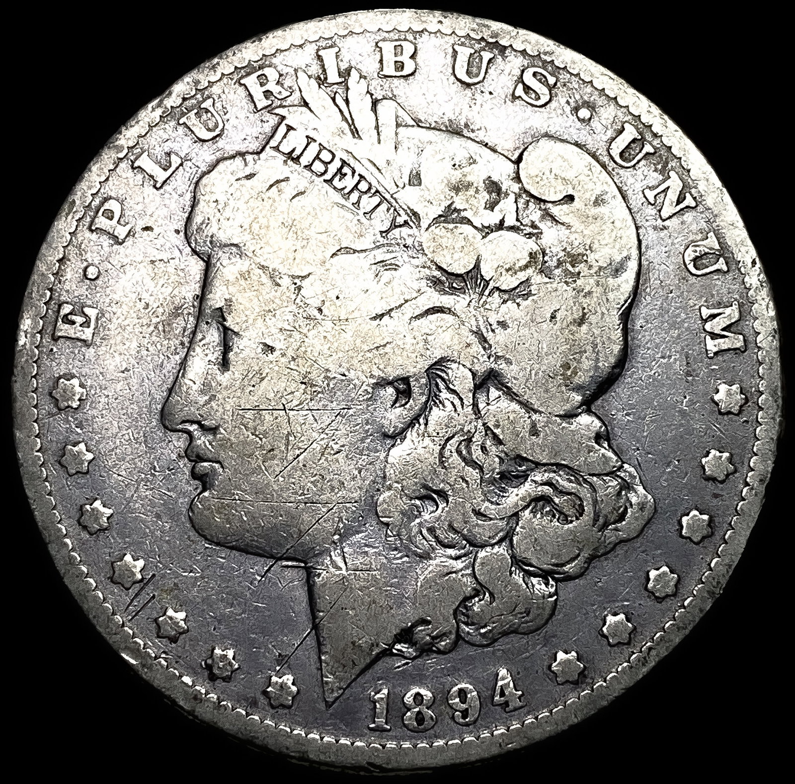 1894-O Silver Morgan Dollar LIGHTLY CIRCULATED: 1894-O Silver Morgan Dollar LIGHTLY CIRCULATED