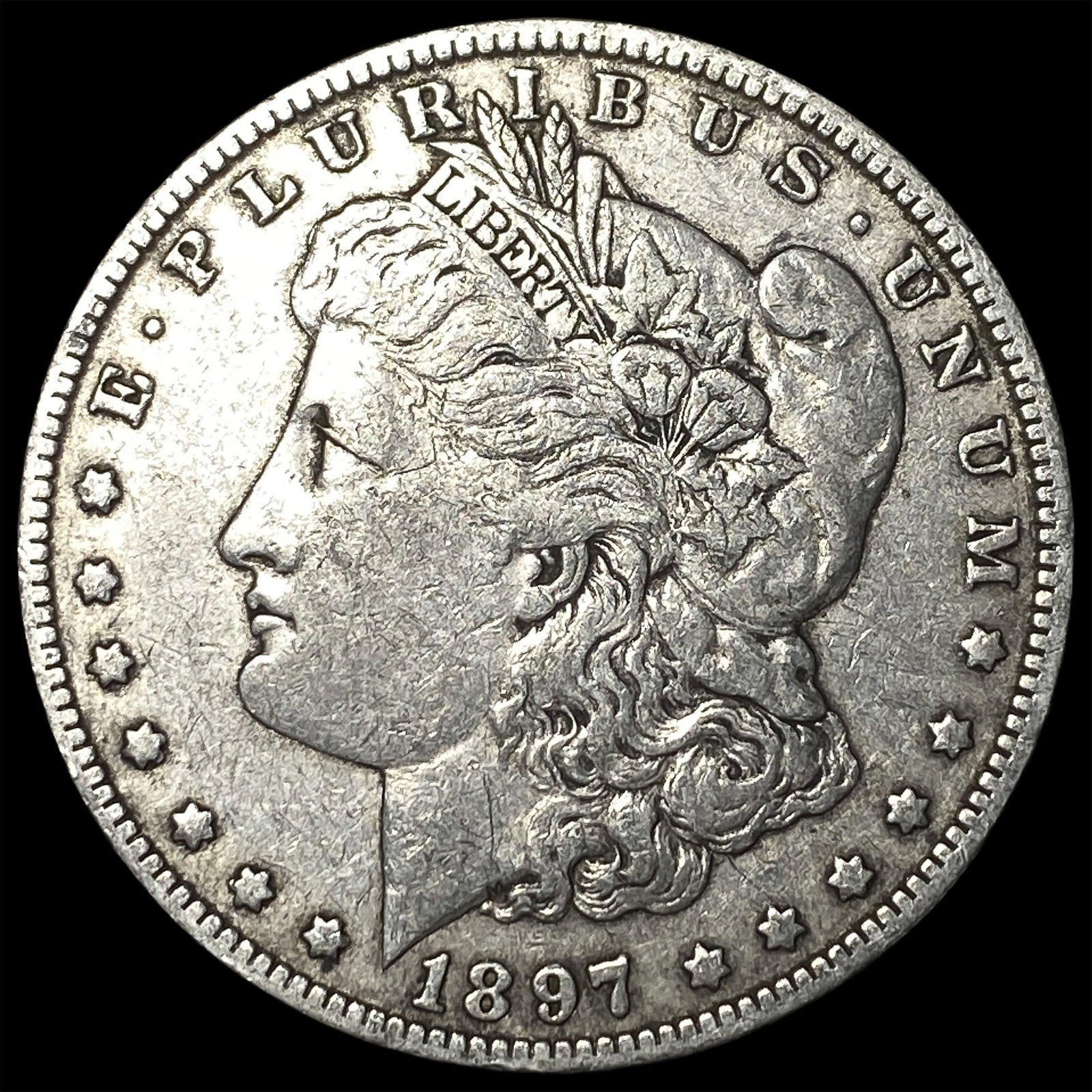 1897-O Morgan Silver Dollar NEARLY UNCIRCULATED: 1897-O Morgan Silver Dollar NEARLY UNCIRCULATED