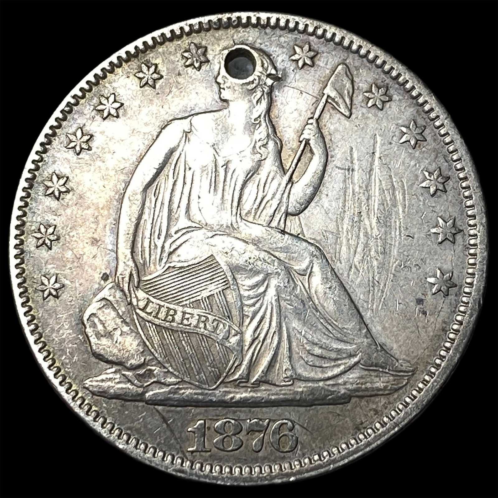 1876 Seated Liberty Half Dollar HIGH GRADE: 1876 Seated Liberty Half Dollar HIGH GRADE