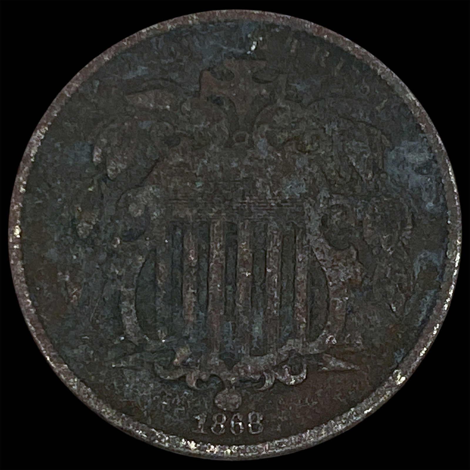1868 Shield Nickel NICELY CIRCULATED (1 of 2)