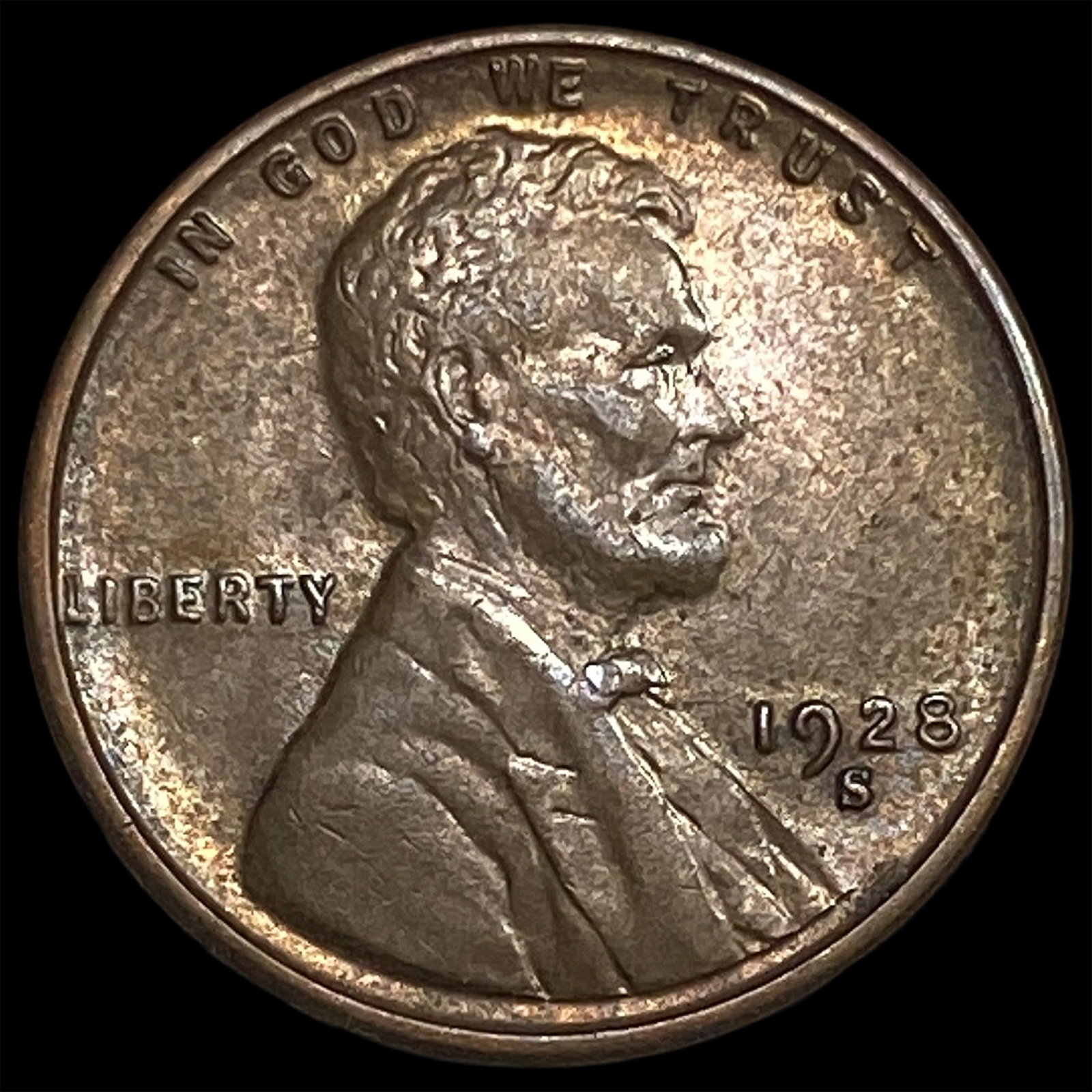 1928-S Lincoln Wheat Cent CHOICE AU (1 of 2)