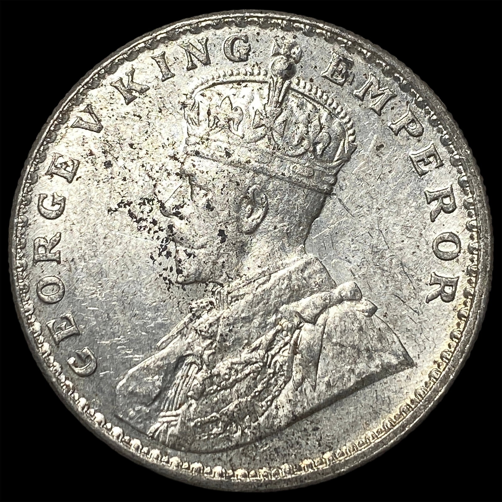 1919 British-India Silver 1 Rupee UNCIRCULATED (1 of 2)