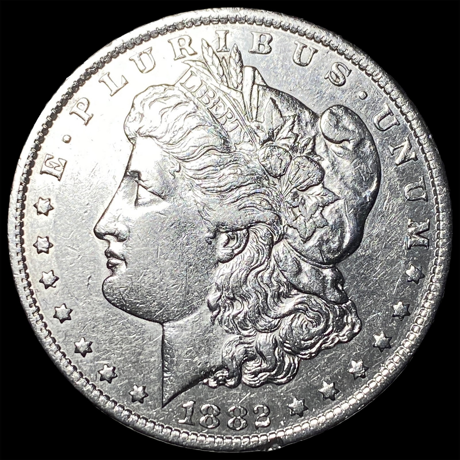 1882-CC Silver Morgan Dollar CLOSELY UNCIRCULATED (1 of 2)