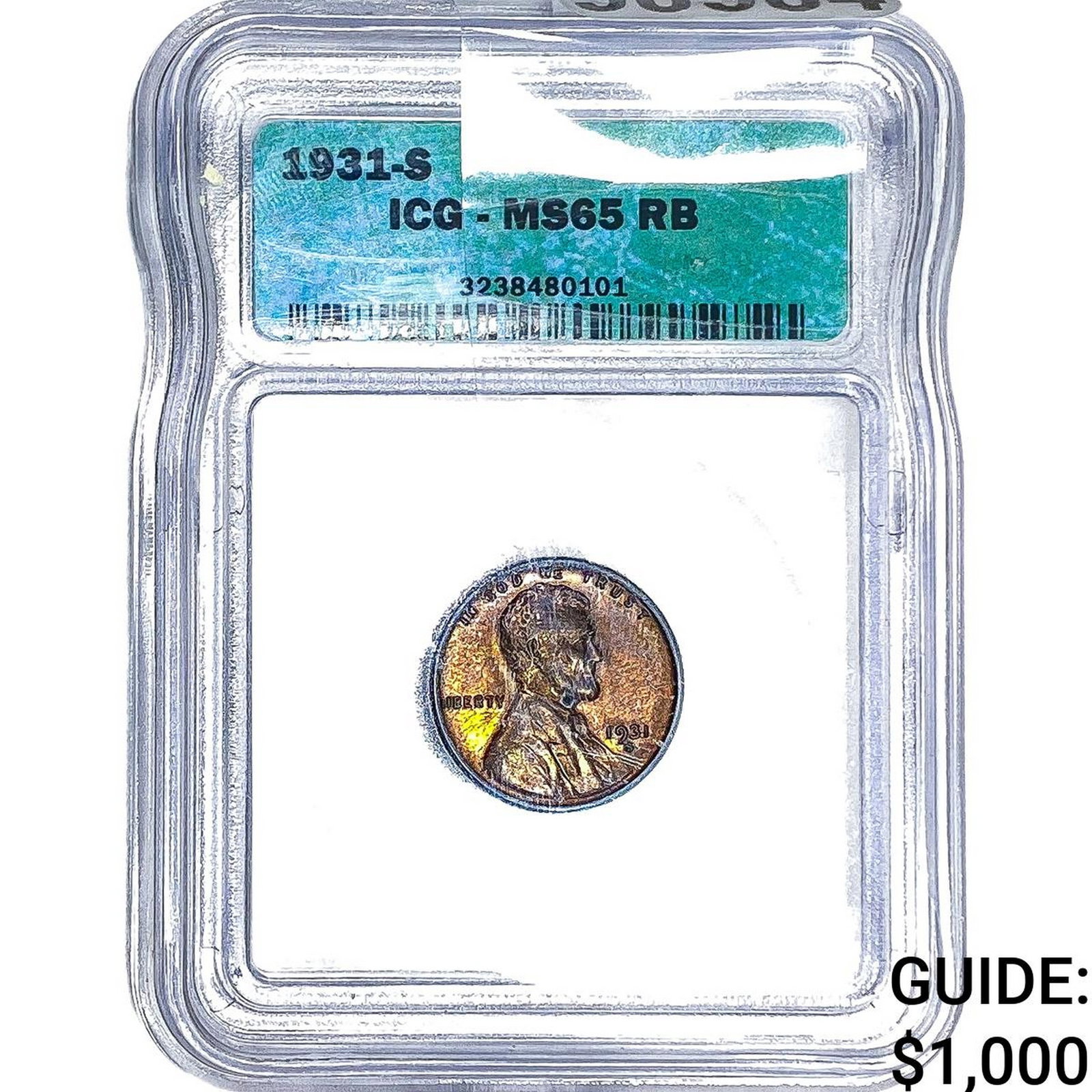 1931-S Wheat Cent ICG MS65 RB (1 of 2)