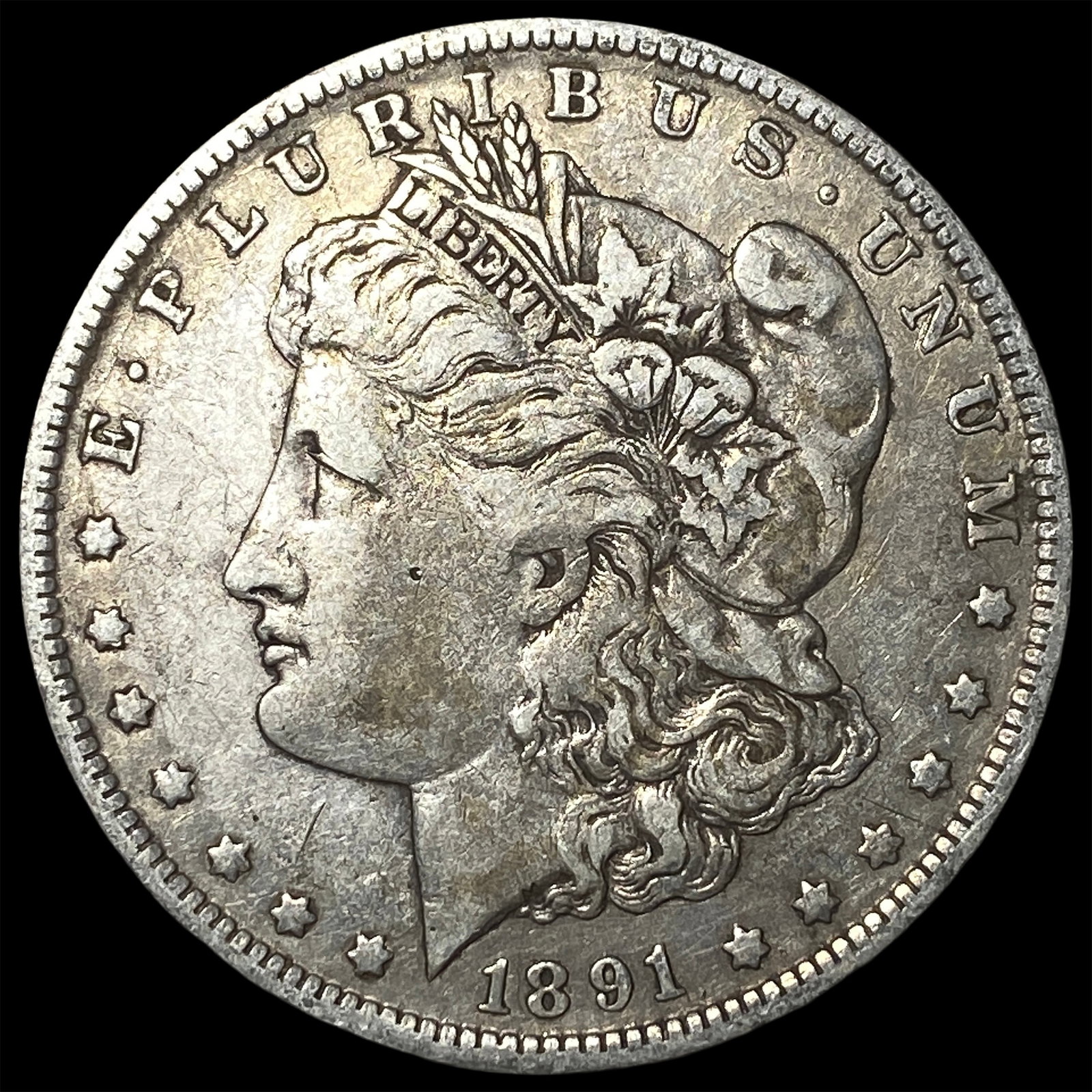 1891-O Silver Morgan Dollar LIGHTLY CIRCULATED: 1891-O Silver Morgan Dollar LIGHTLY CIRCULATED