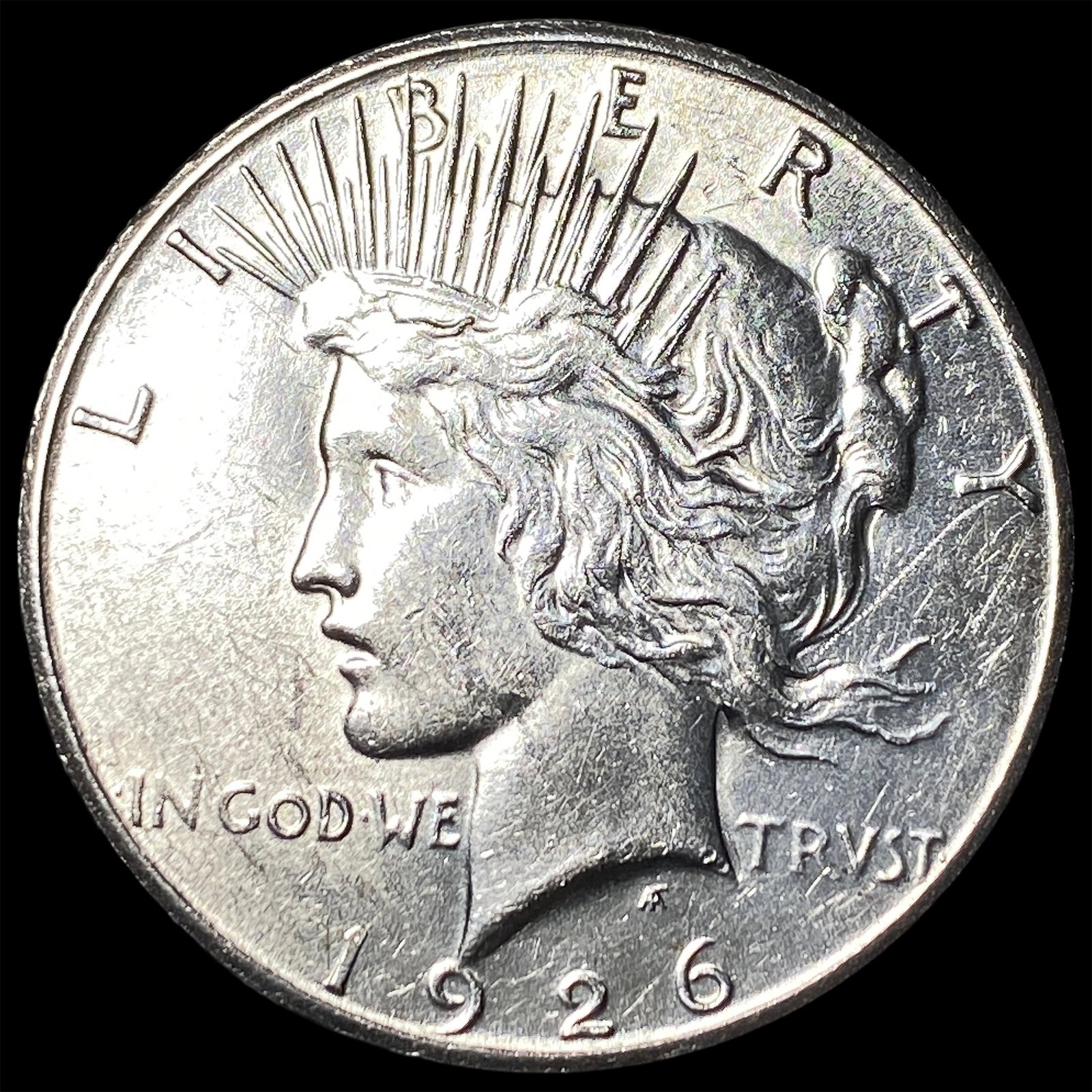 1926-S Silver Peace Dollar CLOSELY UNCIRCULATED: 1926-S Silver Peace Dollar CLOSELY UNCIRCULATED