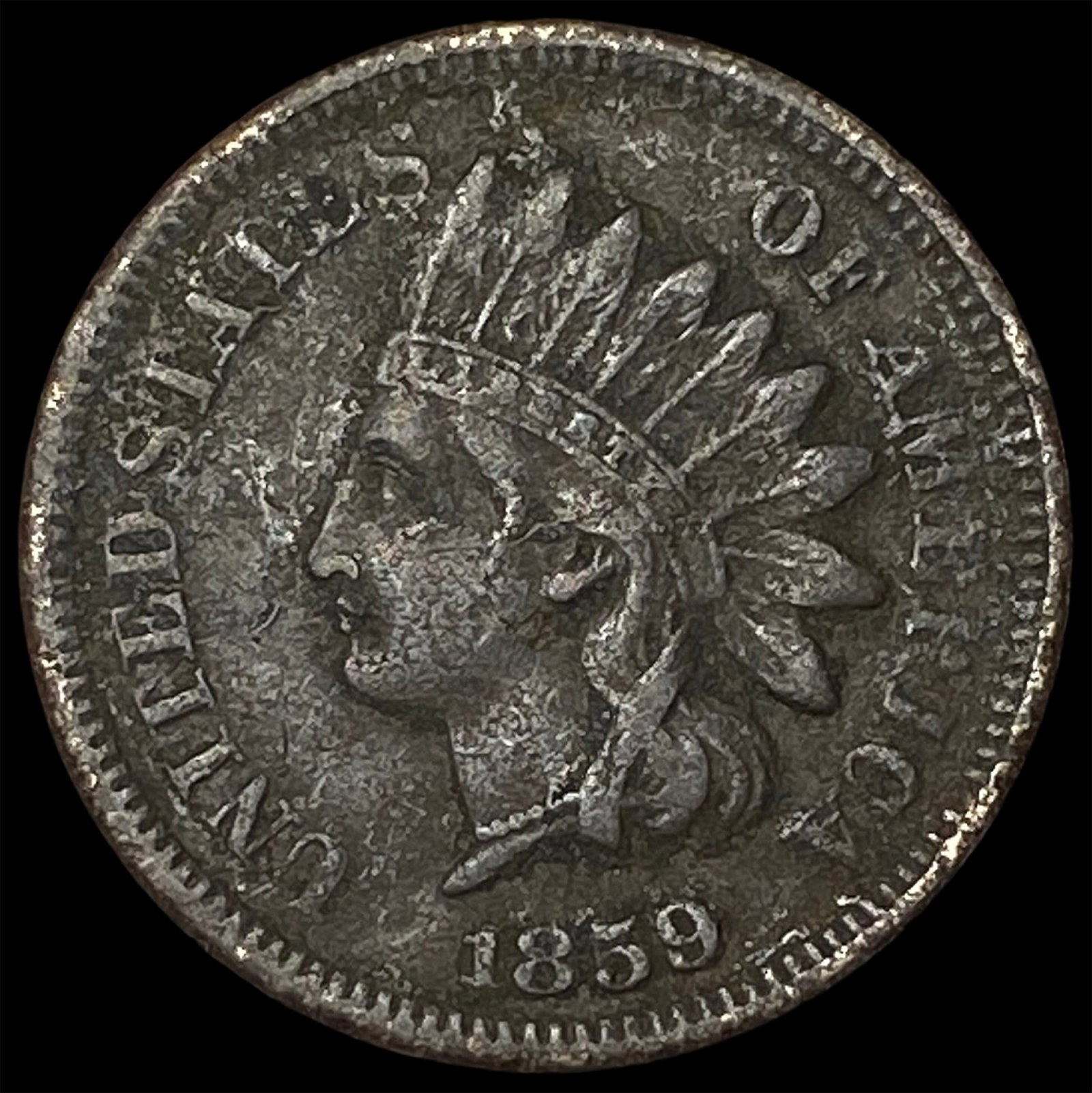 1859 Indian Head Cent HIGH GRADE: 1859 Indian Head Cent HIGH GRADE