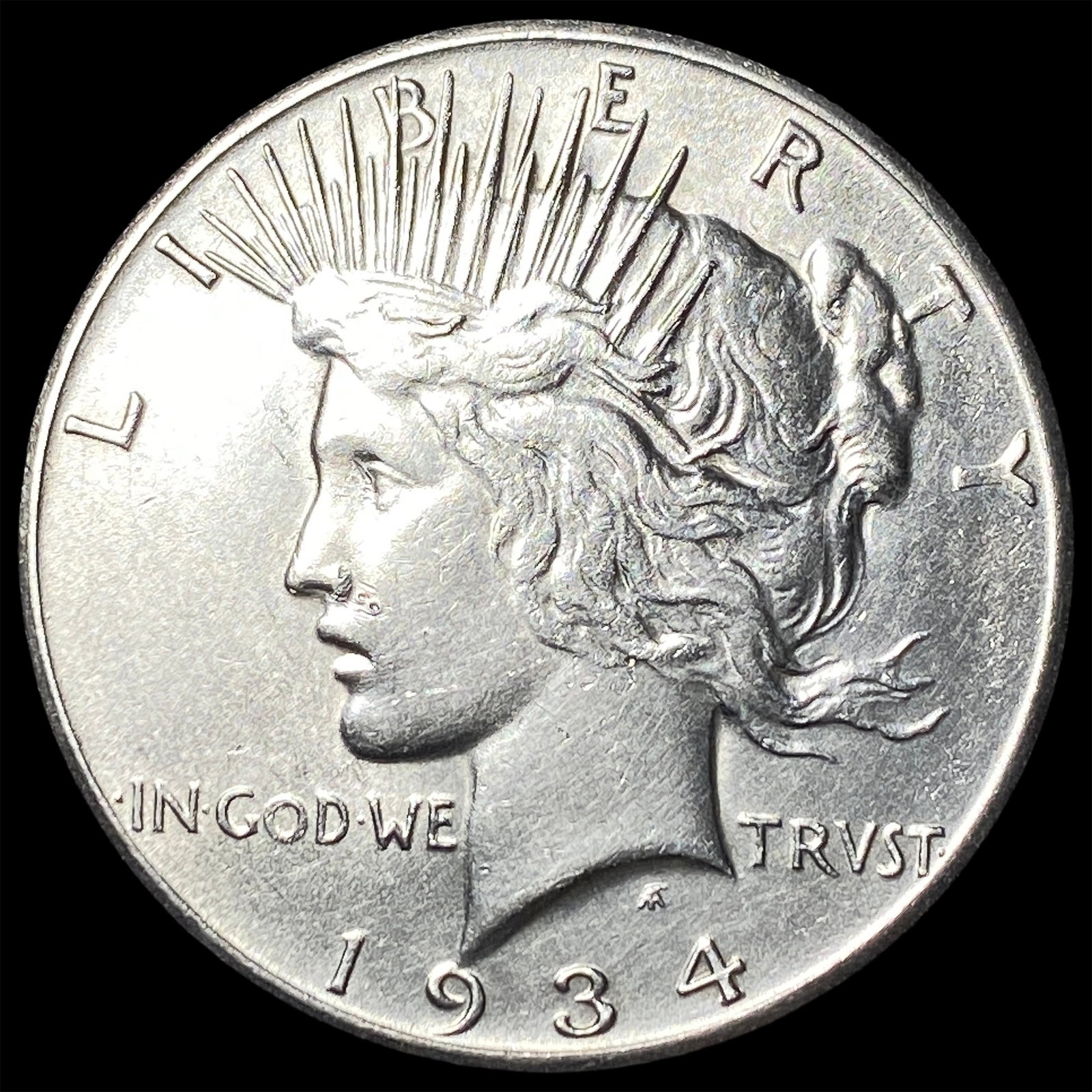 1934-S Peace Silver Dollar CLOSELY UNCIRCULATED (1 of 2)