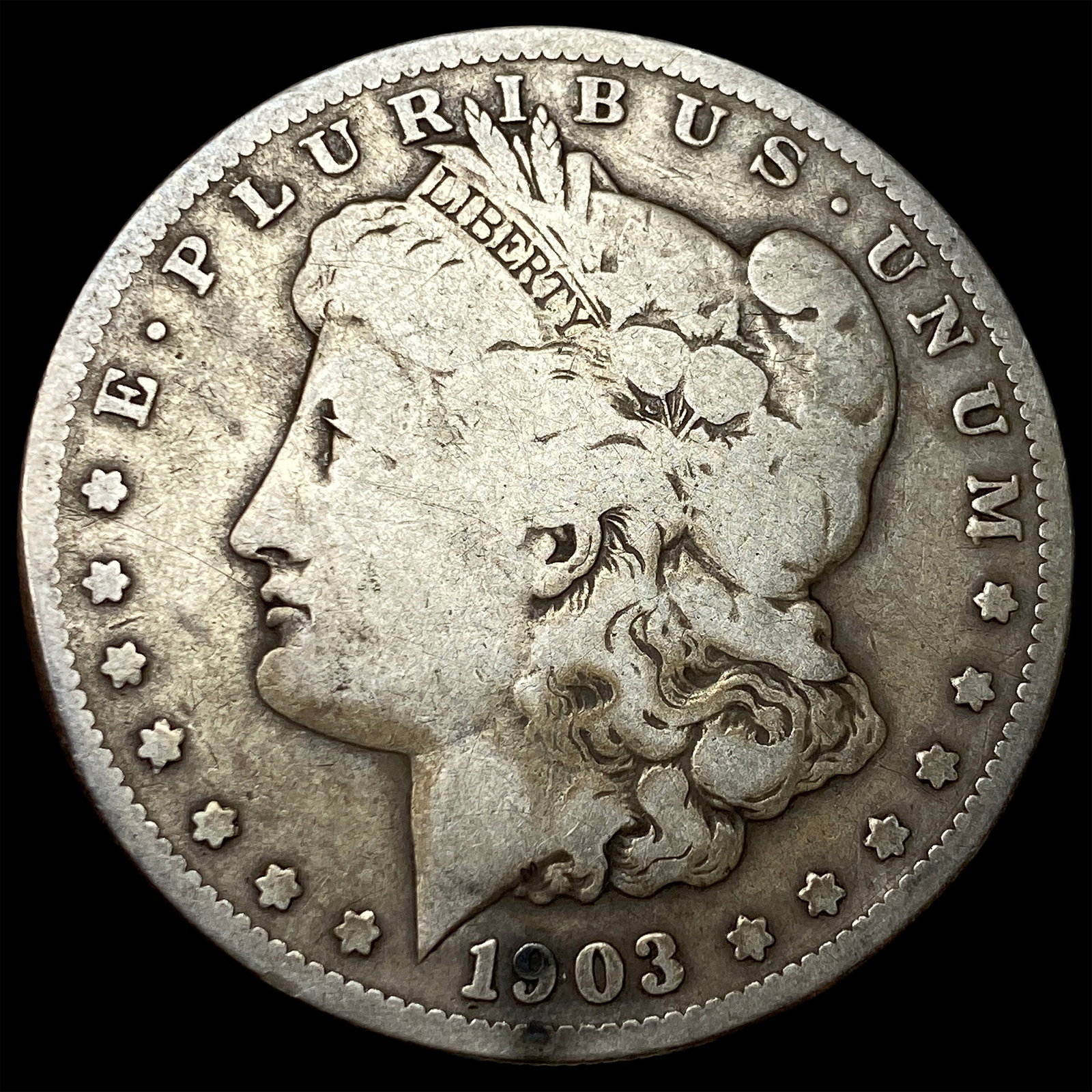 1903-S Silver Morgan Dollar NICELY CIRCULATED (1 of 2)