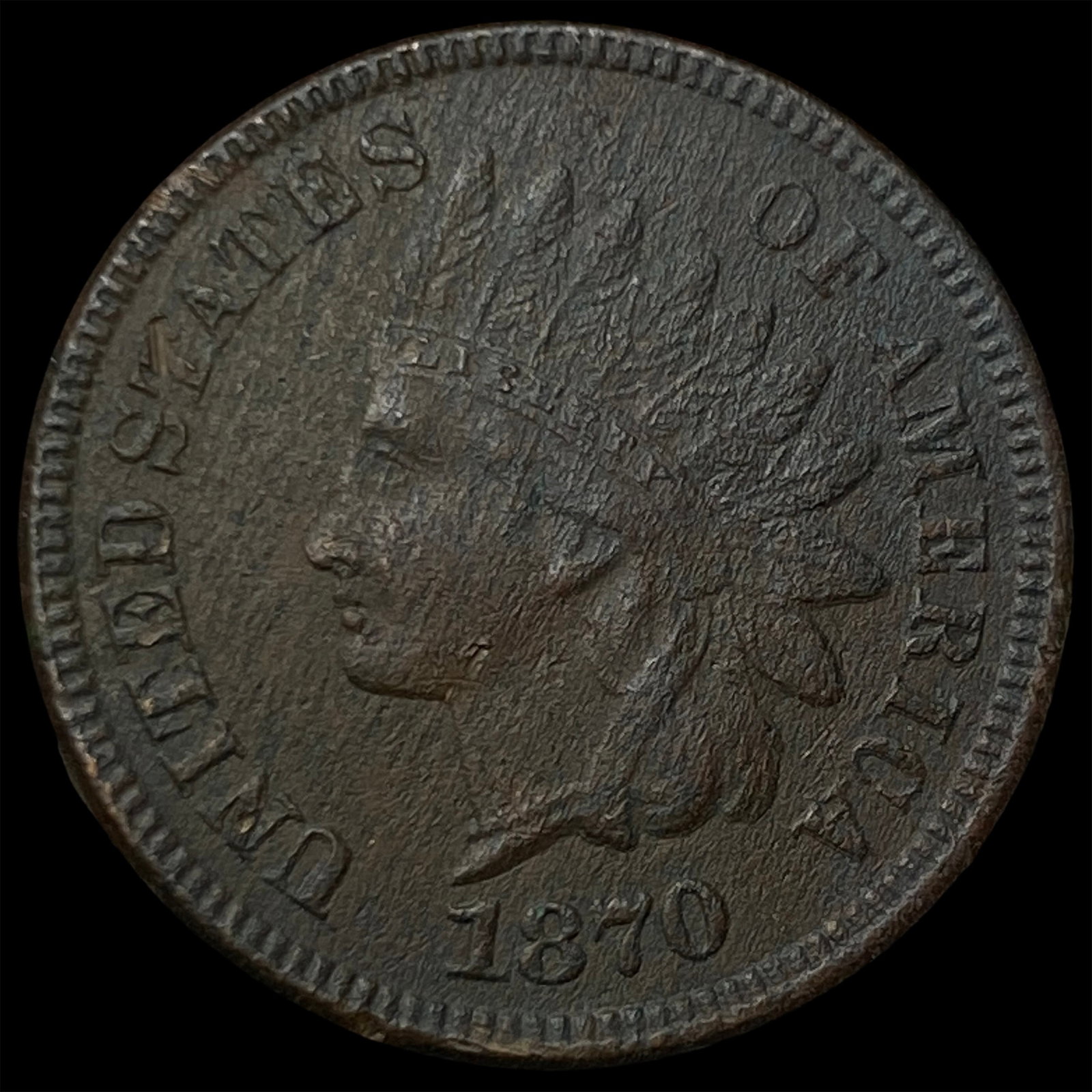 1870 Indian Head Cent HIGH GRADE (1 of 2)