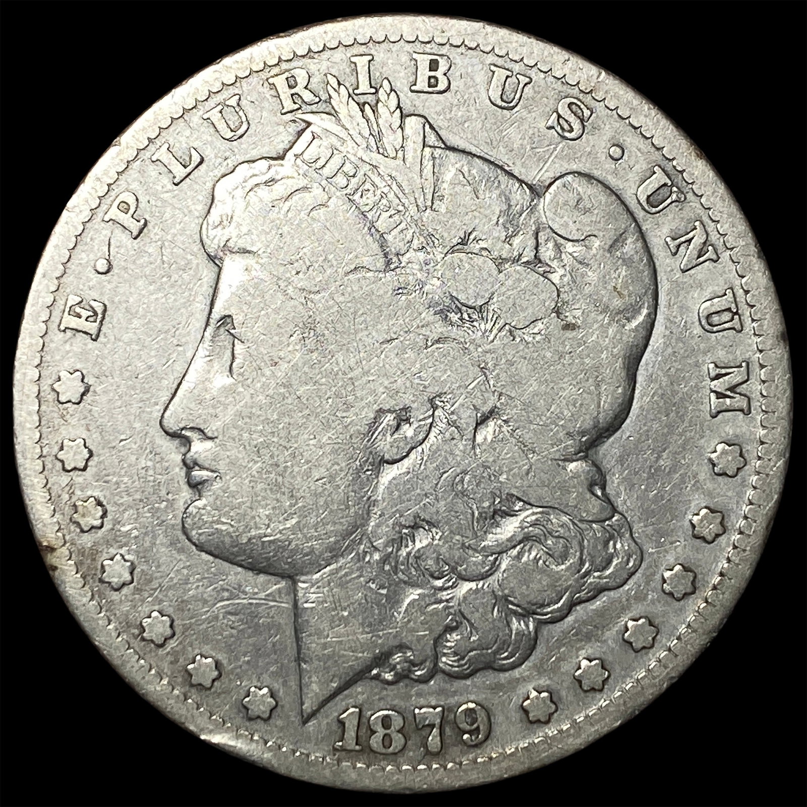 1879-CC Silver Morgan Dollar NICELY CIRCULATED: 1879-CC Silver Morgan Dollar NICELY CIRCULATED