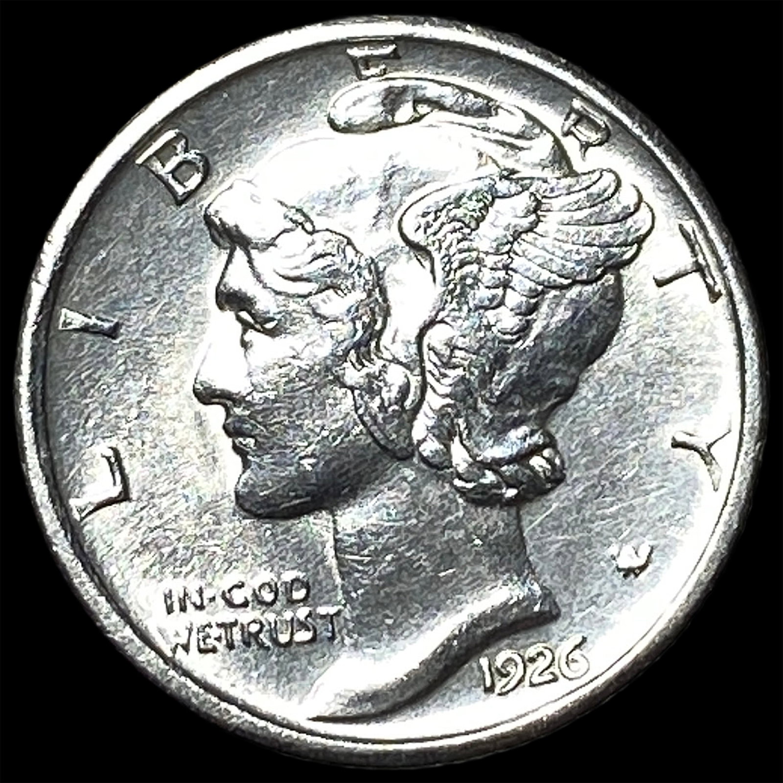 1926-D Silver Mercury Dime UNCIRCULATED: 1926-D Silver Mercury Dime UNCIRCULATED