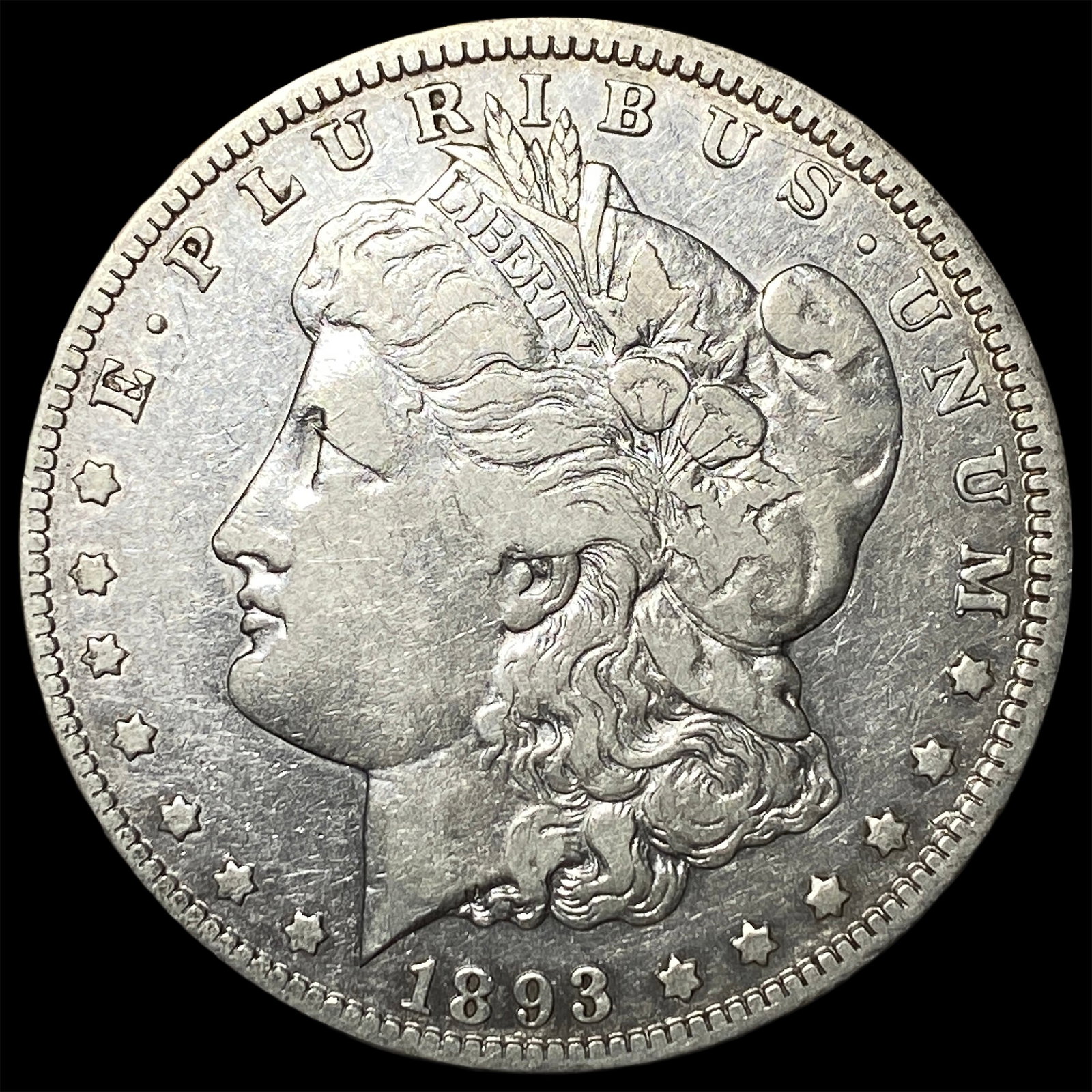 1893-O Silver Morgan Dollar LIGHTLY CIRCULATED: 1893-O Silver Morgan Dollar LIGHTLY CIRCULATED