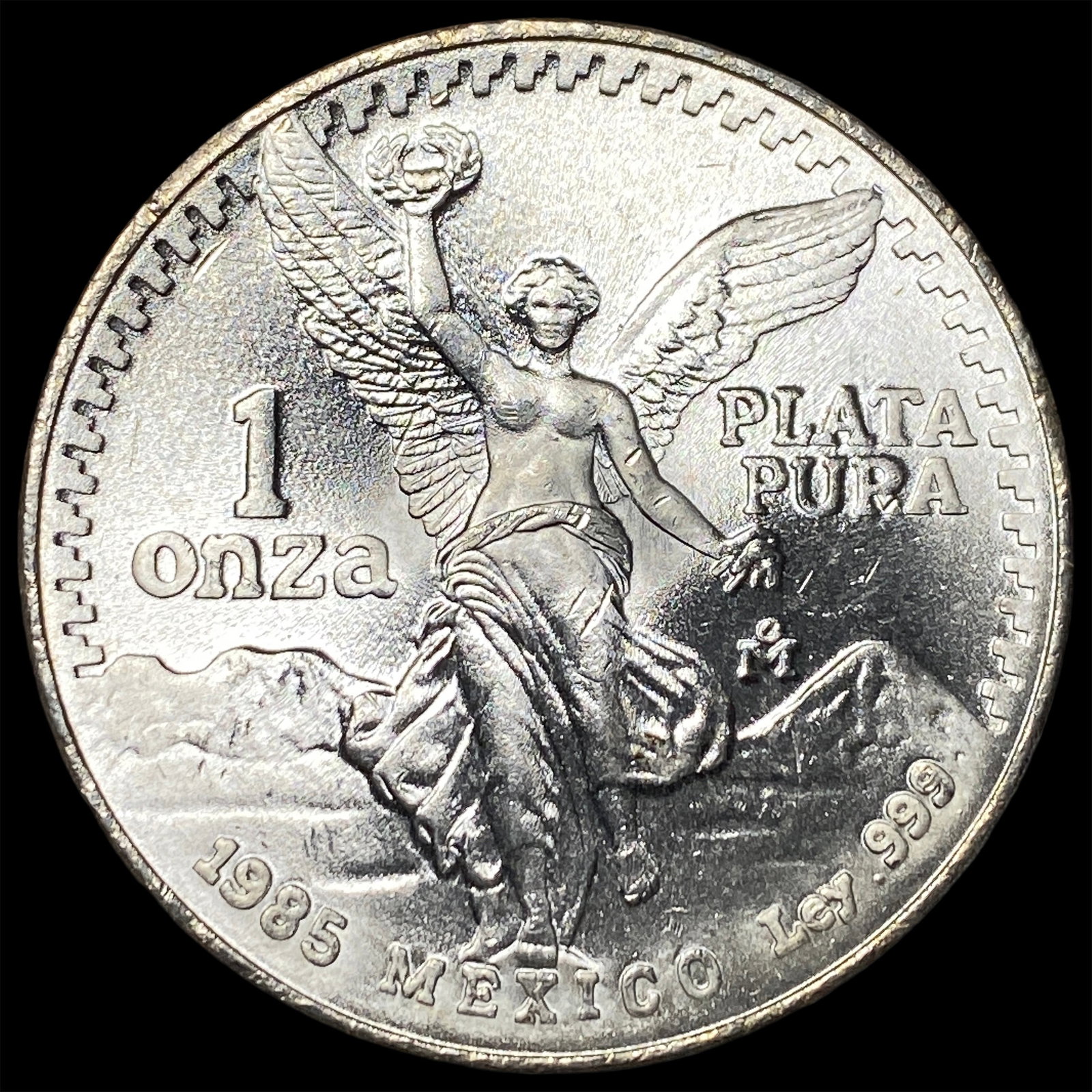 1985 Mexico Silver 1 Onza Libertad SUPERB GEM BU (1 of 2)
