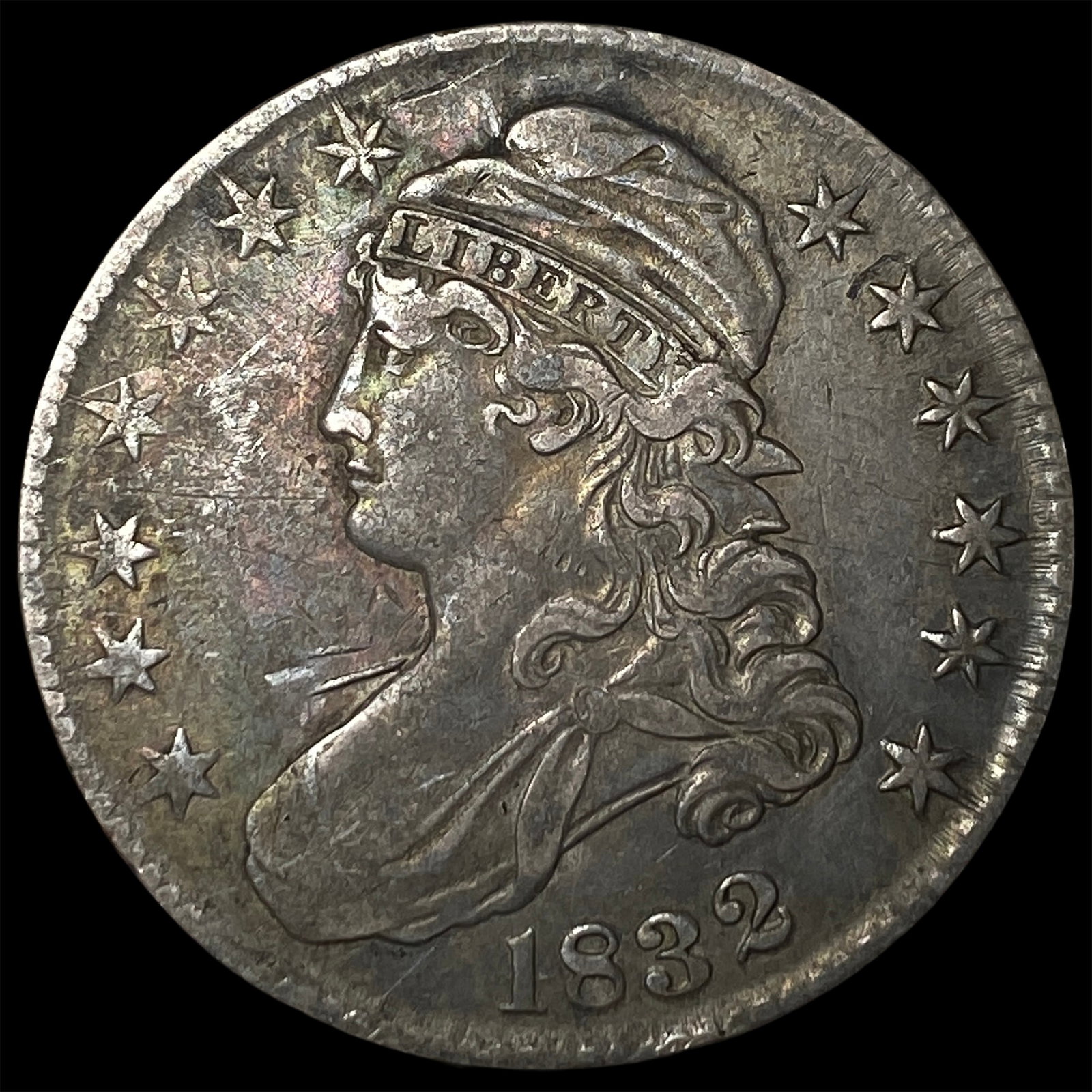 1832 Capped Bust Half Dollar NEARLY UNCIRCULATED (1 of 2)