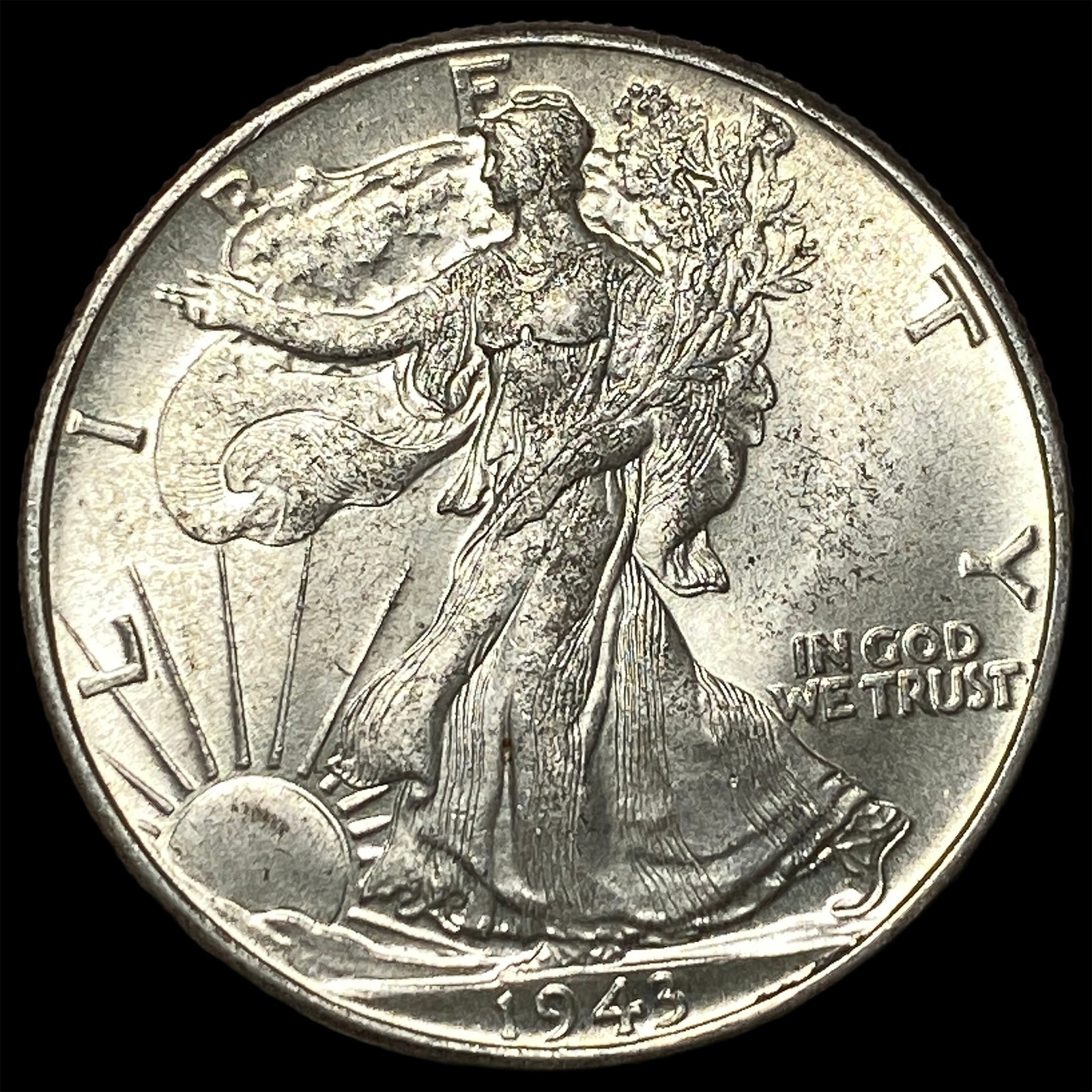 1943 Silver Half Dollar UNCIRCULATED (1 of 2)