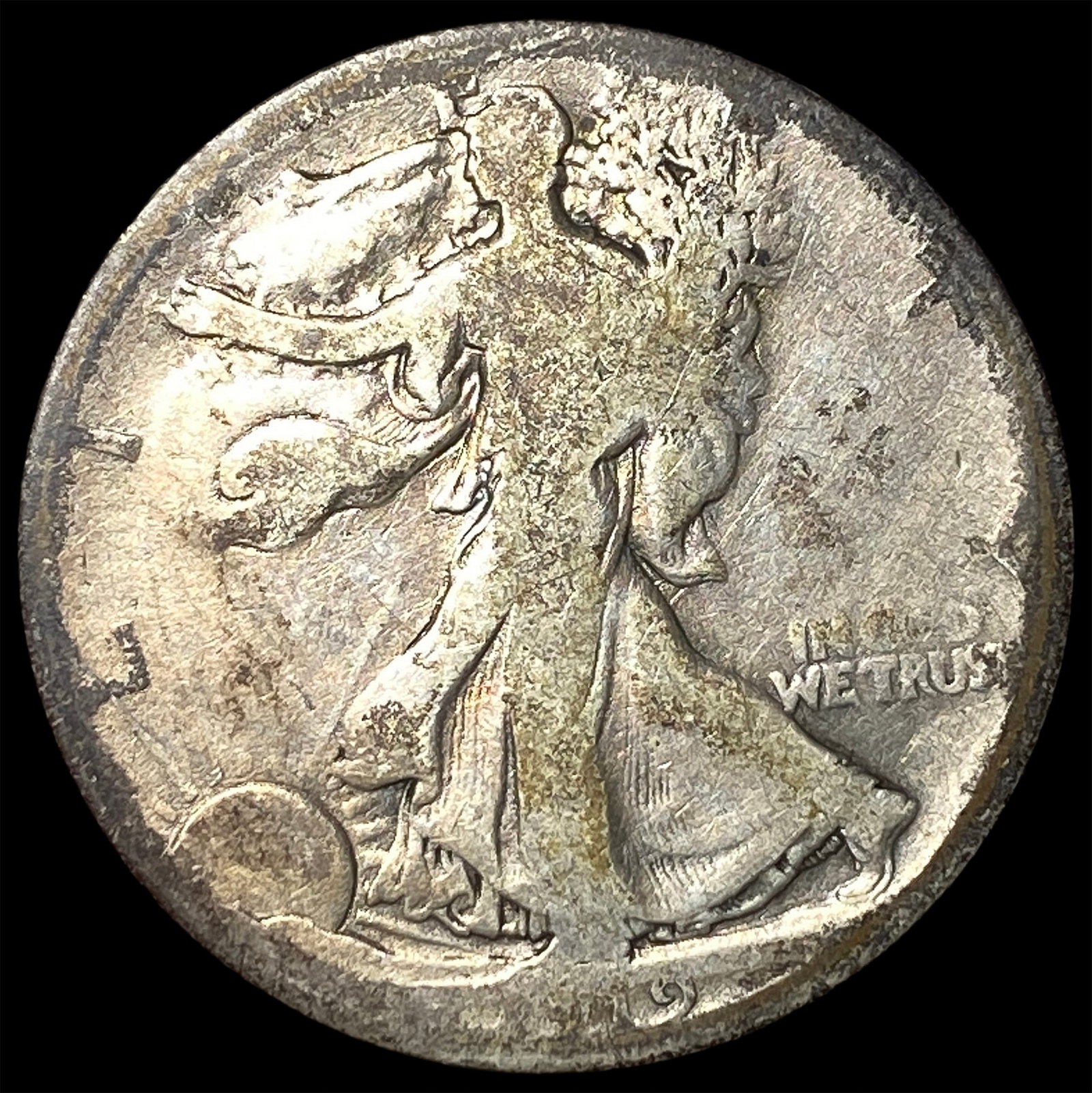 1919-D Walking Liberty Half Dollar LIGHTLY CIRCULATED: 1919-D Walking Liberty Half Dollar LIGHTLY CIRCULATED