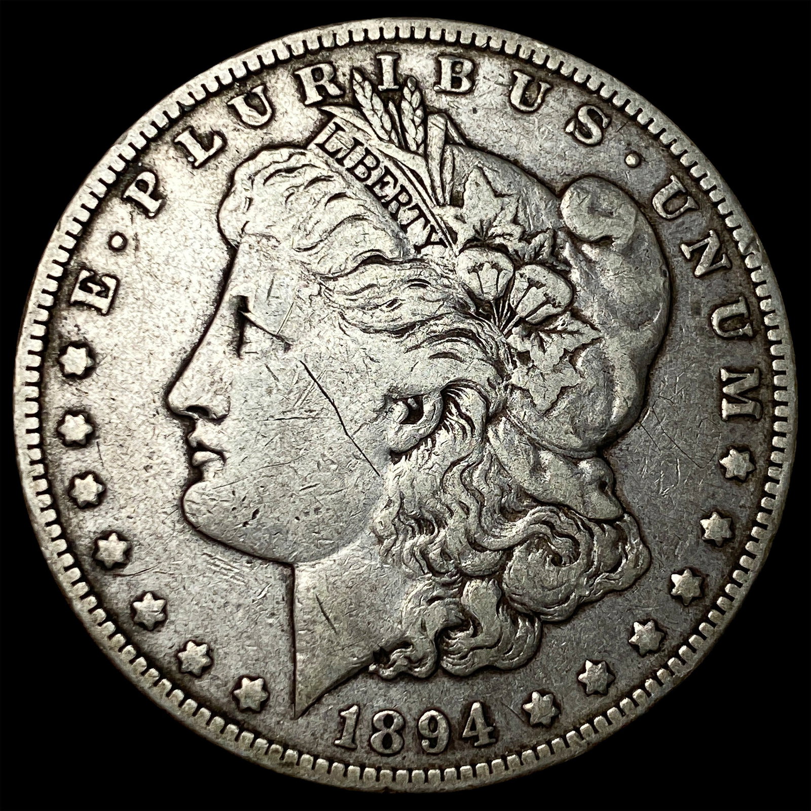 1894-O Silver Morgan Dollar LIGHTLY CIRCULATED: 1894-O Silver Morgan Dollar LIGHTLY CIRCULATED