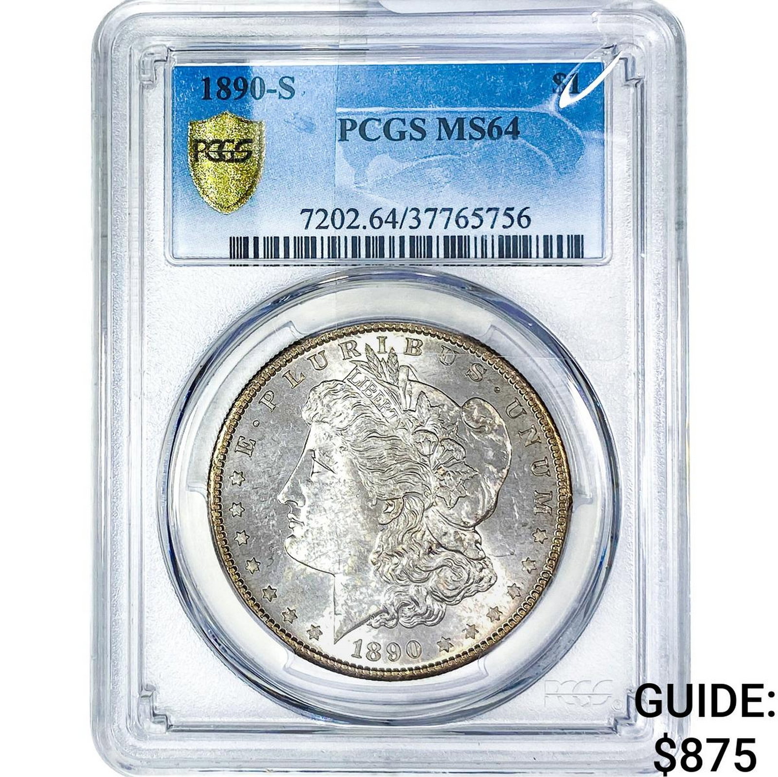 1890-S Morgan Silver Dollar PCGS MS64 (1 of 2)