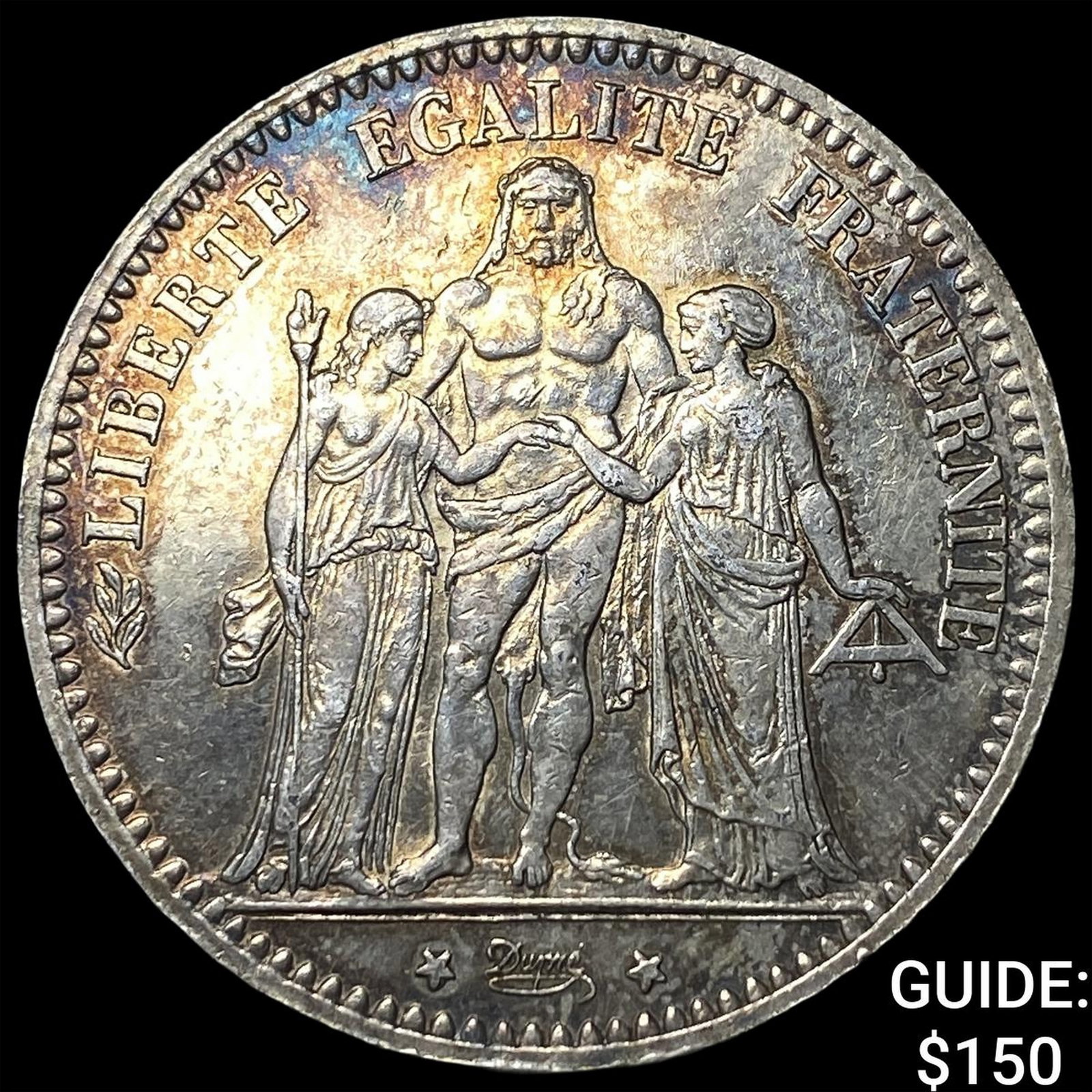 1873 France Silver 5 Francs: 1873 France Silver 5 Francs