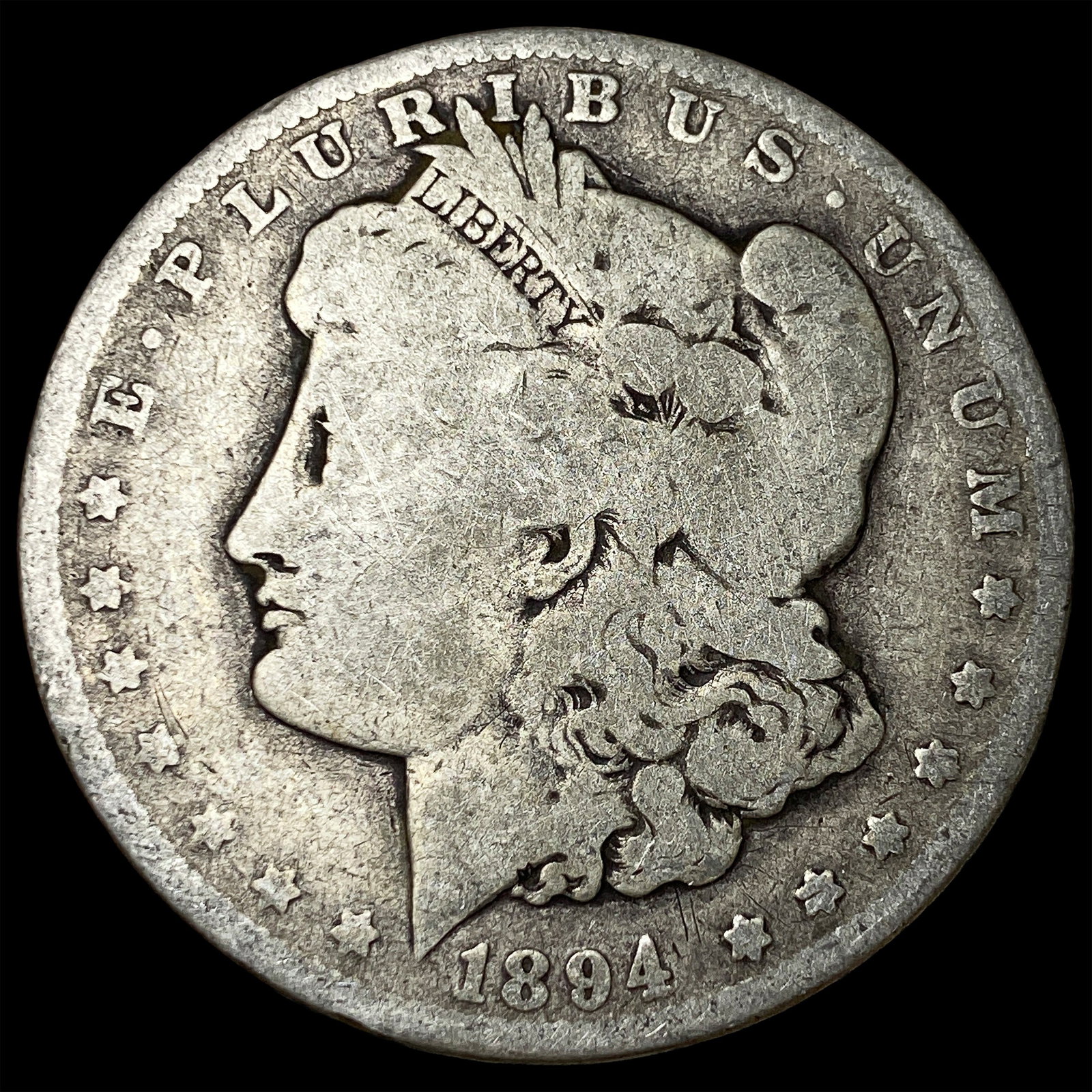 1894-O Silver Morgan Dollar NICELY CIRCULATED: 1894-O Silver Morgan Dollar NICELY CIRCULATED