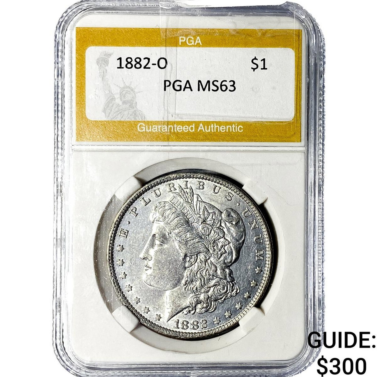 1882-O Morgan Silver Dollar PGA MS63 (1 of 2)