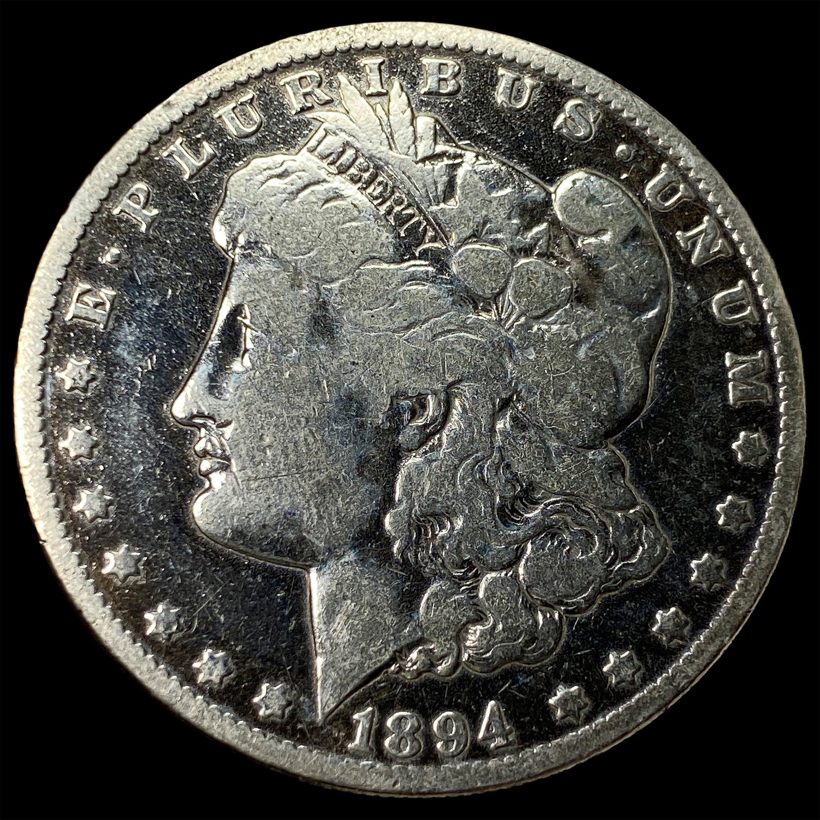 1894-O Silver Morgan Dollar LIGHTLY CIRCULATED: 1894-O Silver Morgan Dollar LIGHTLY CIRCULATED