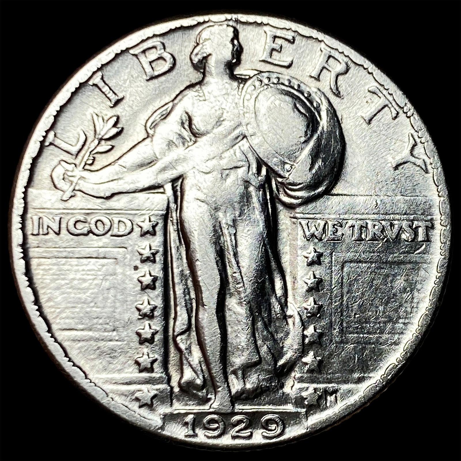 1929 Silver Standing Liberty Quarter CLOSELY UNCIRCULATED (1 of 2)