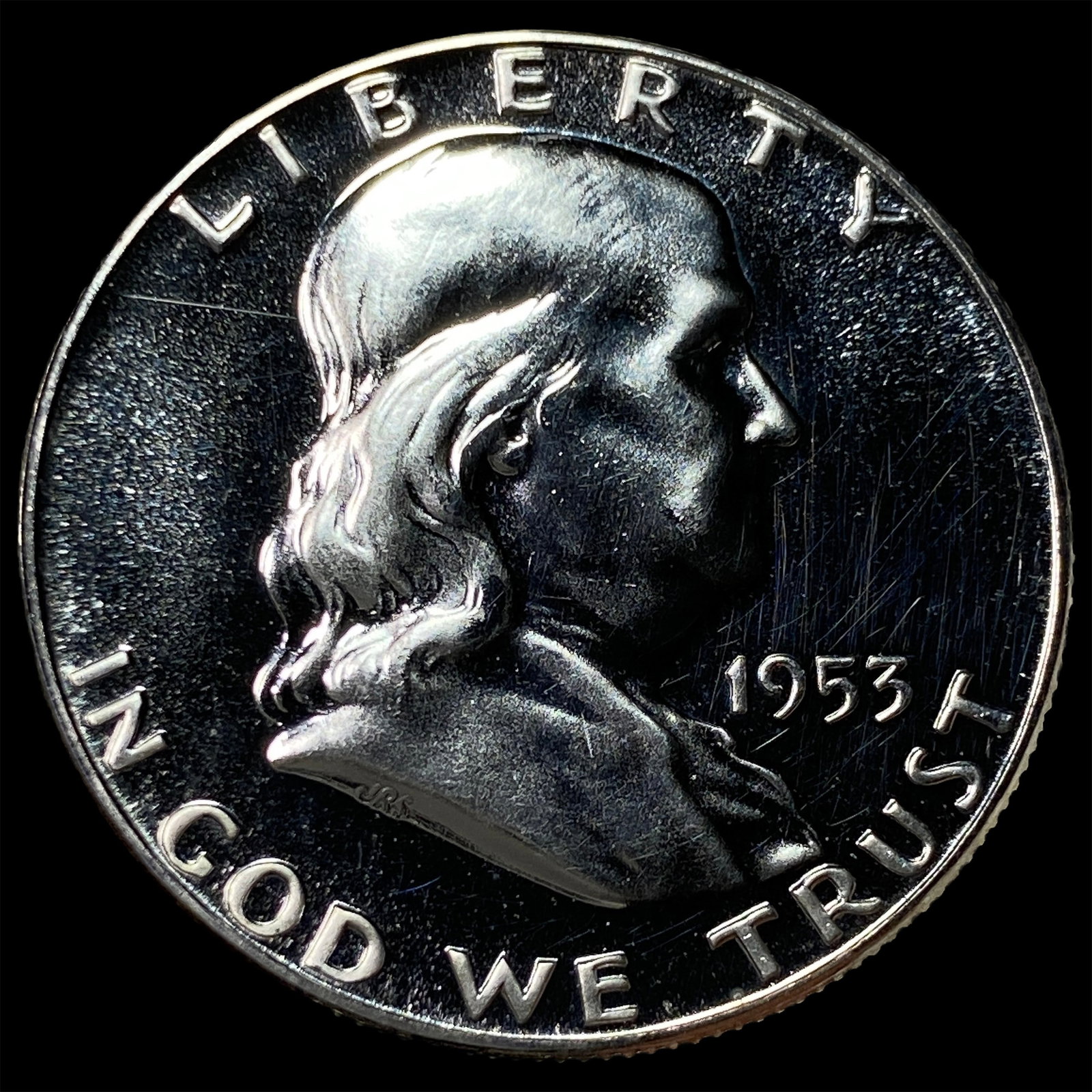 1953 Silver Franklin Half Dollar GEM PROOF (1 of 2)