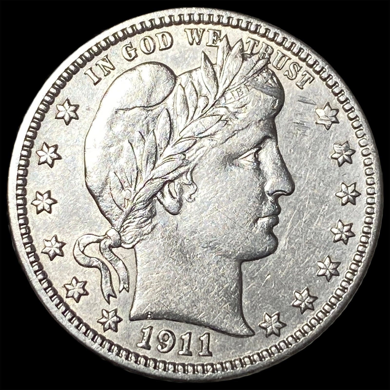 1911-S Silver Barber Quarter UNCIRCULATED (1 of 2)
