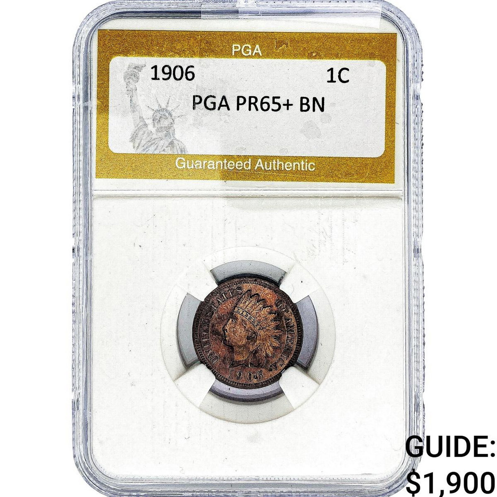 1906 Indian Head Cent PGA PR65+ BN (1 of 2)