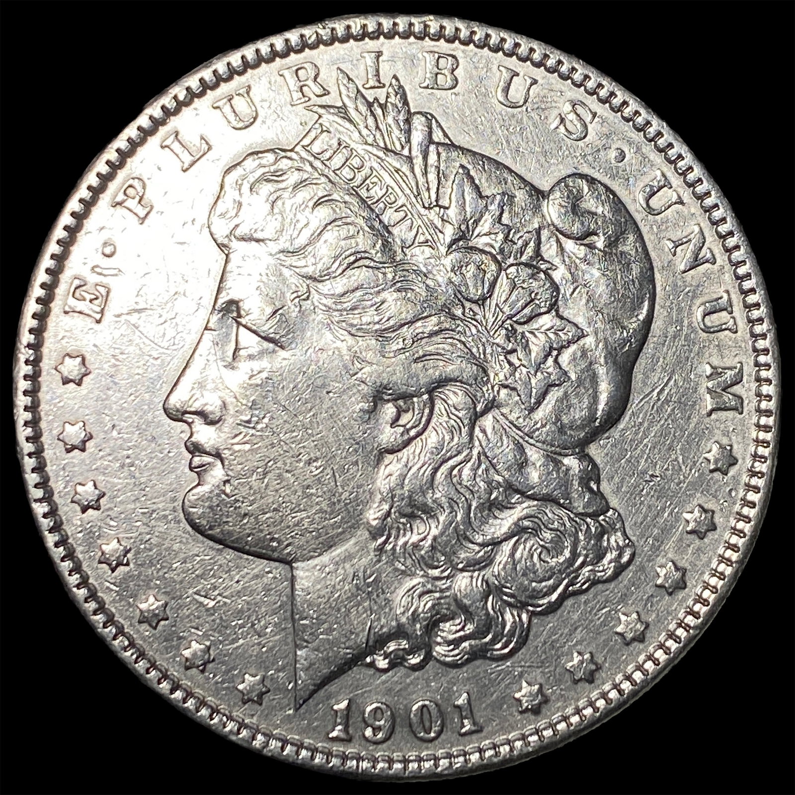 1901 Morgan Silver Dollar CHOICE AU (1 of 2)