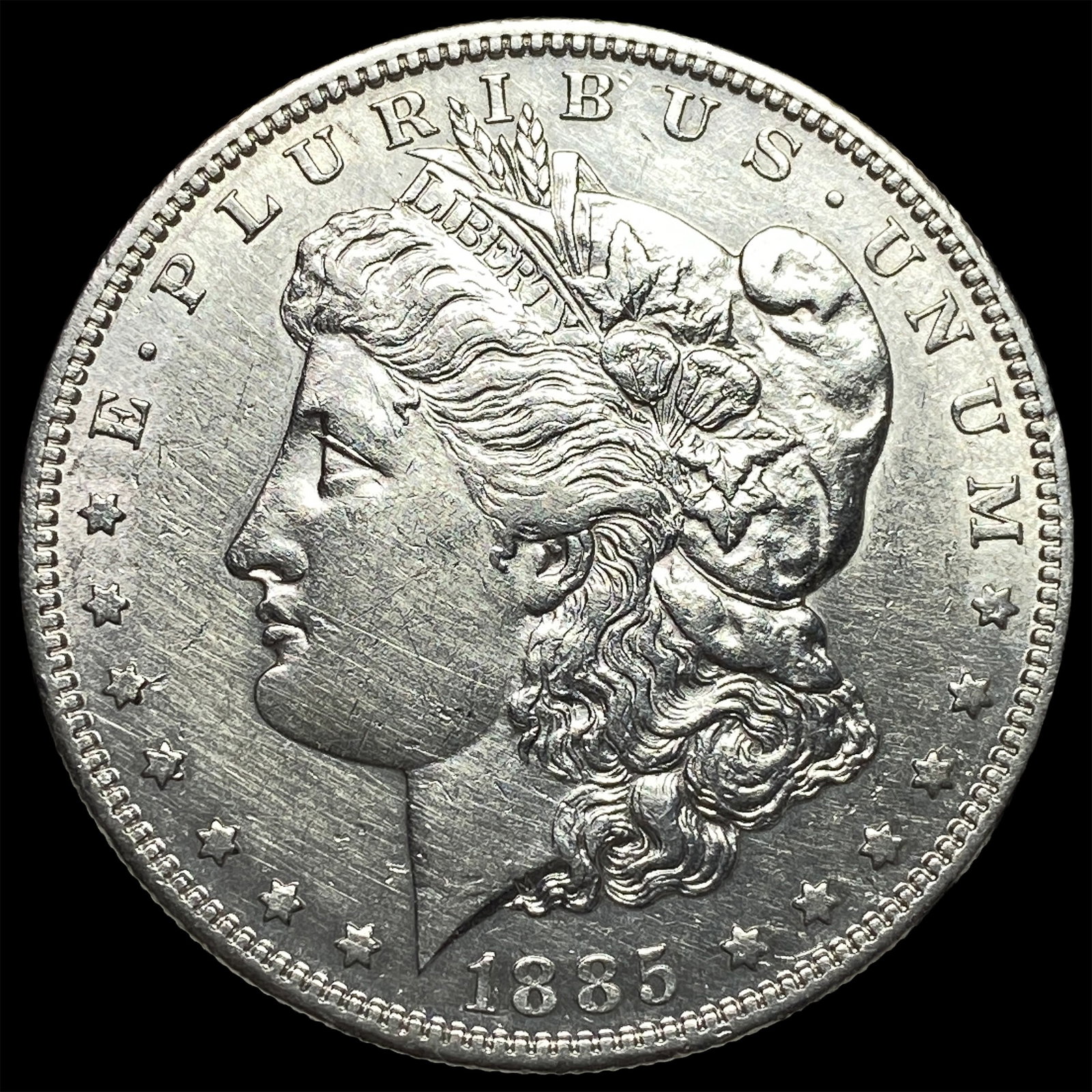 1885 Morgan Silver Dollar CHOICE AU (1 of 2)