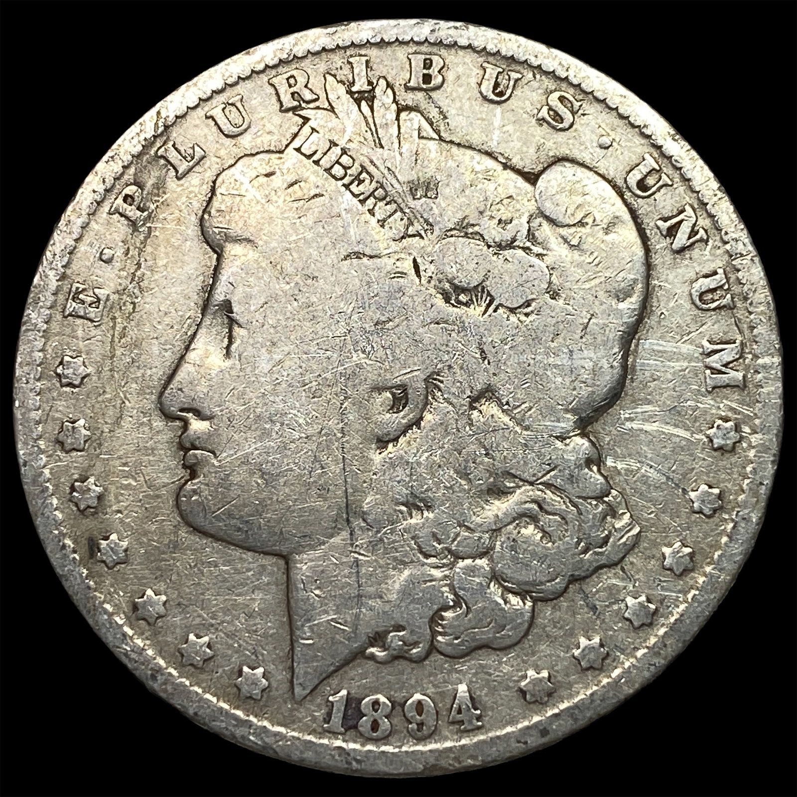 1894-O Silver Morgan Dollar NICELY CIRCULATED: 1894-O Silver Morgan Dollar NICELY CIRCULATED