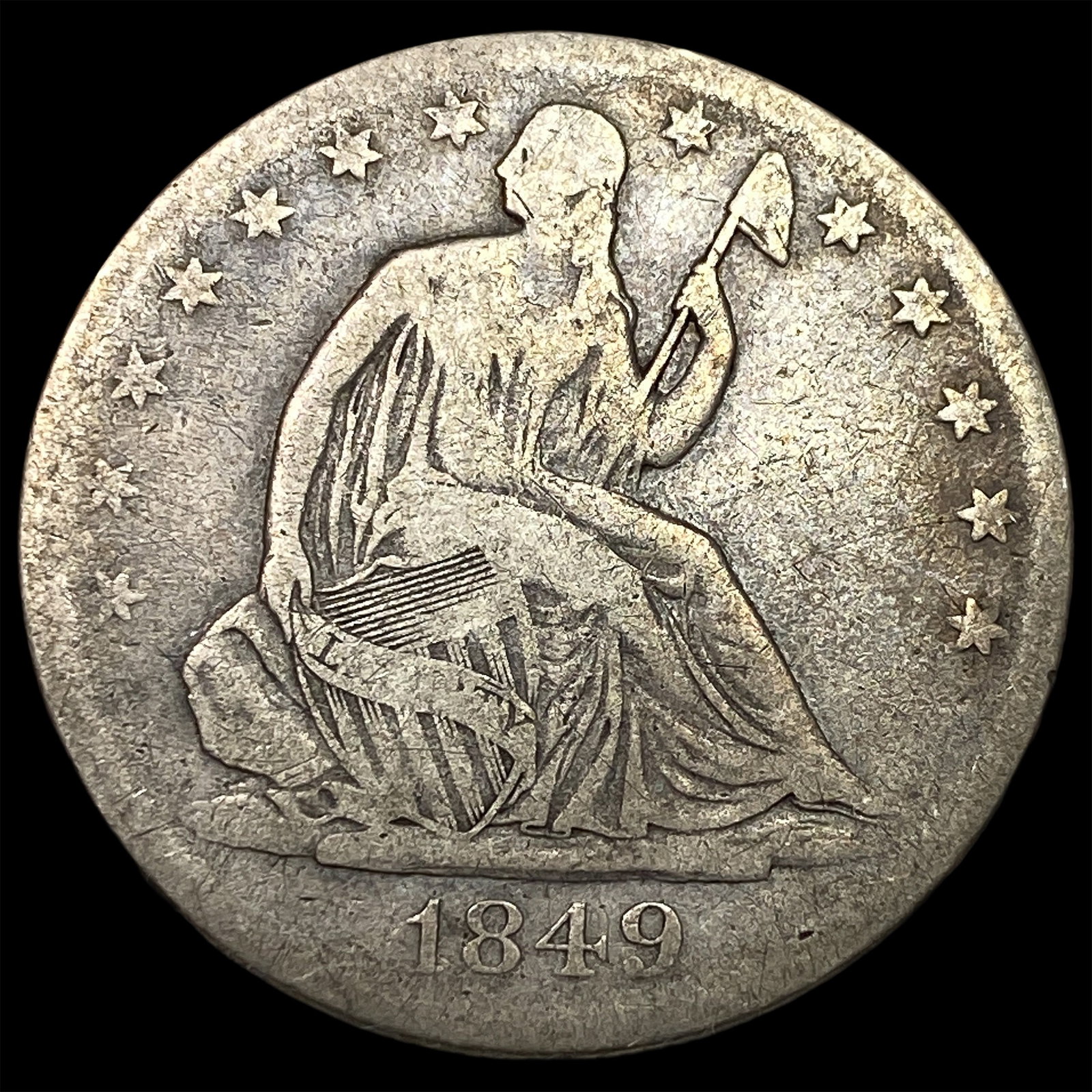 1849-O Silver Half Dollar NICELY CIRCULATED (1 of 2)