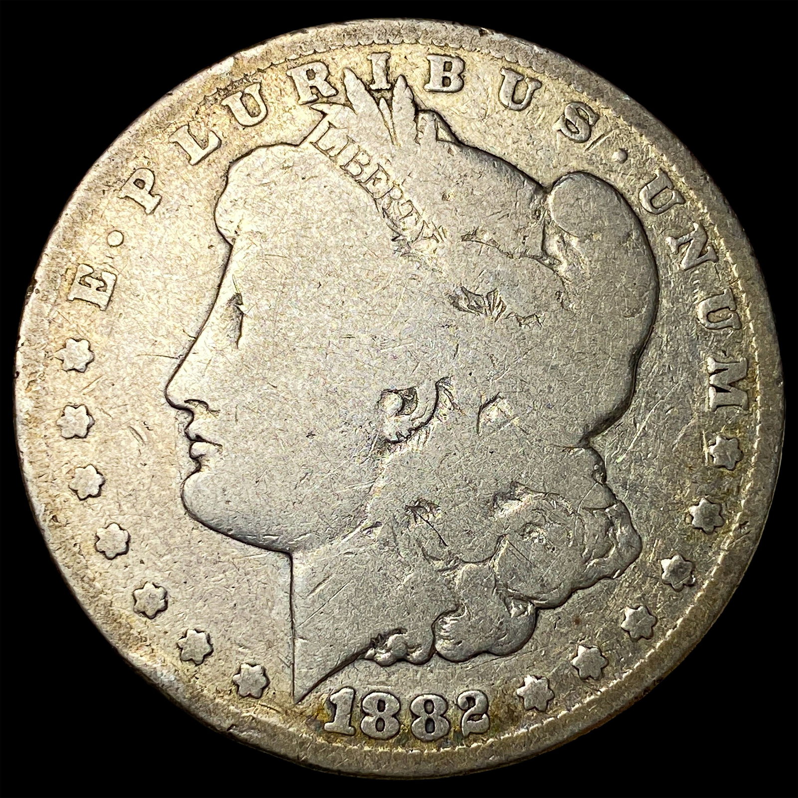 1882-CC Silver Morgan Dollar NICELY CIRCULATED: 1882-CC Silver Morgan Dollar NICELY CIRCULATED