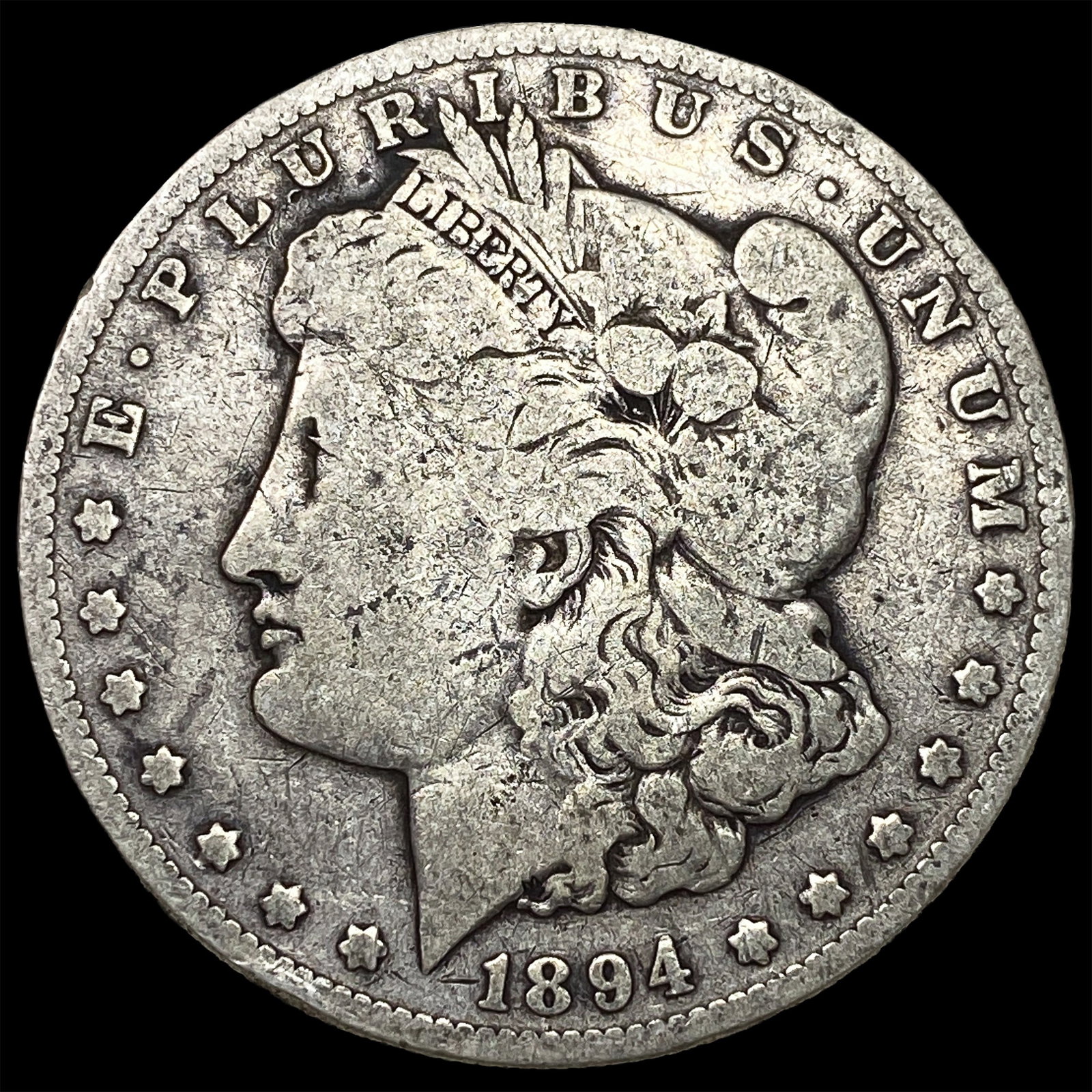 1894-O Silver Morgan Dollar LIGHTLY CIRCULATED: 1894-O Silver Morgan Dollar LIGHTLY CIRCULATED