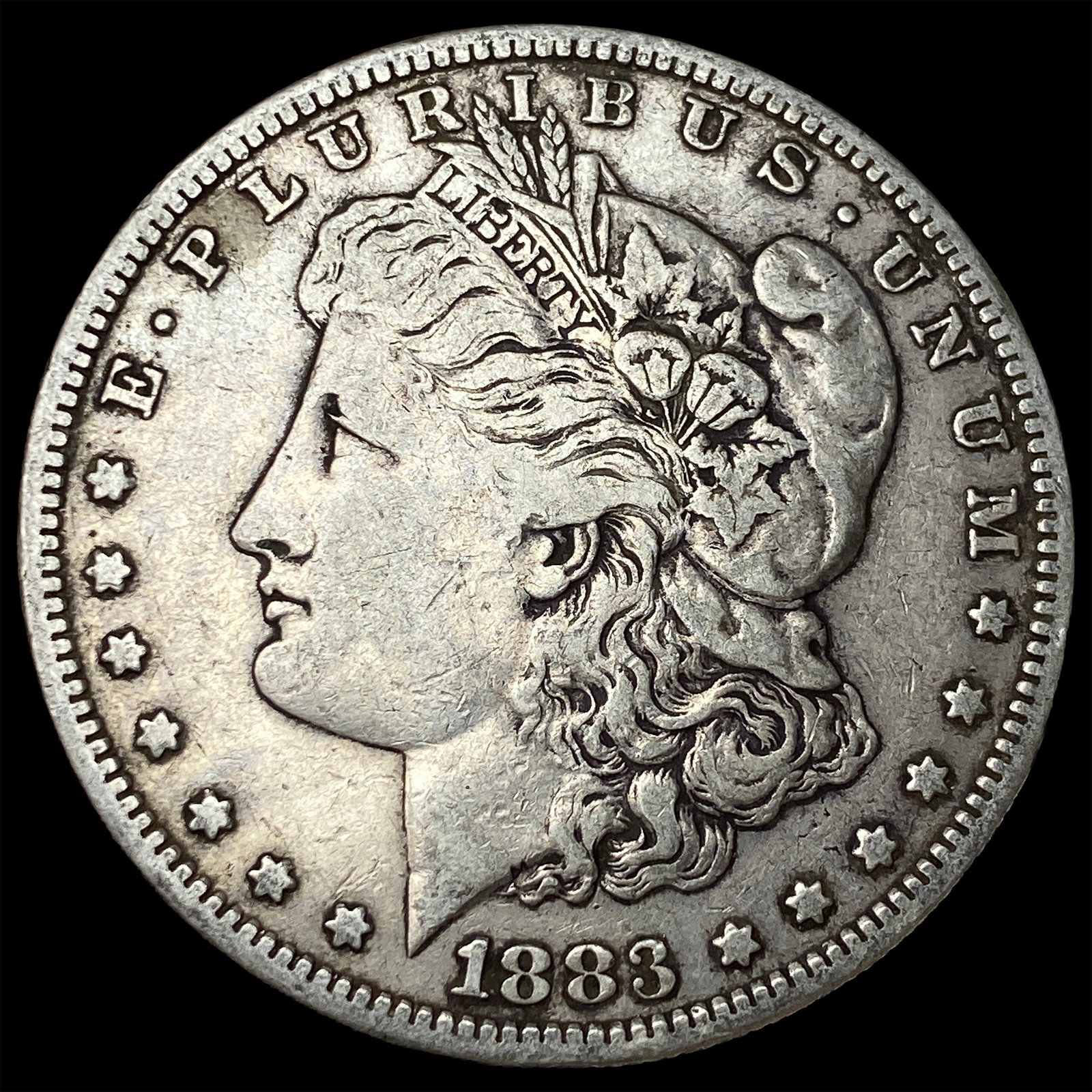 1883-S Silver Morgan Dollar NEARLY UNCIRCULATED (1 of 2)