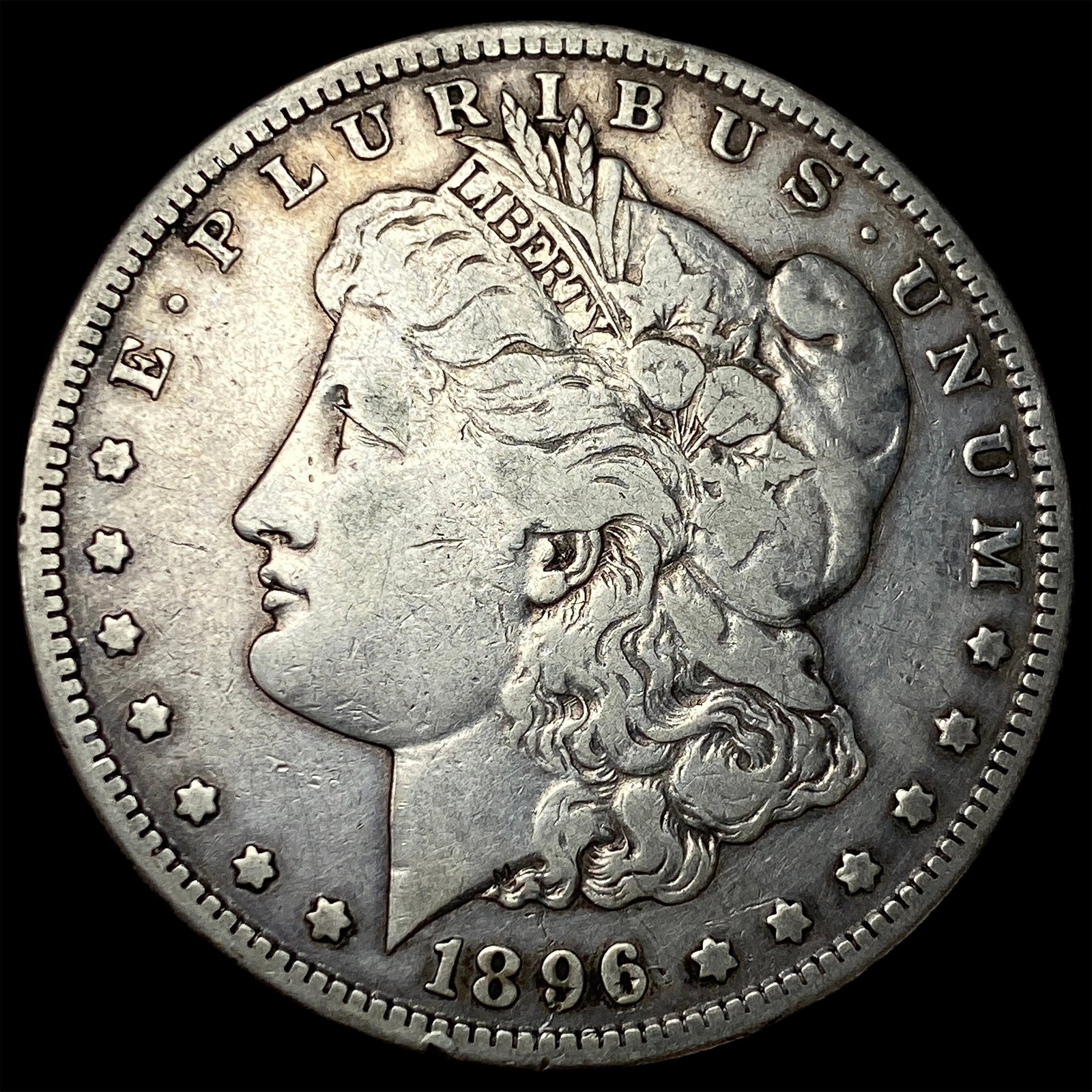 1896-S Silver Morgan Dollar NEARLY UNCIRCULATED: 1896-S Silver Morgan Dollar NEARLY UNCIRCULATED
