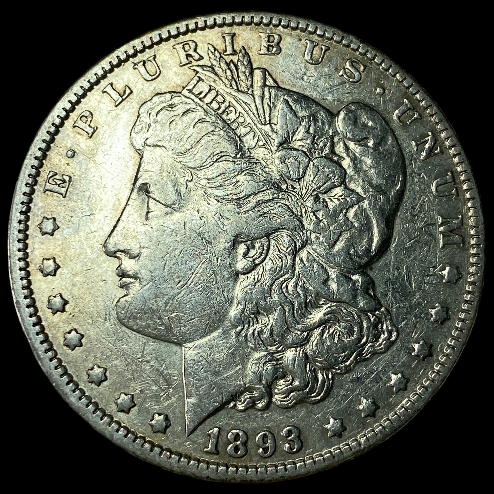 1893 Morgan Silver Dollar CLOSELY UNCIRCULATED (1 of 2)