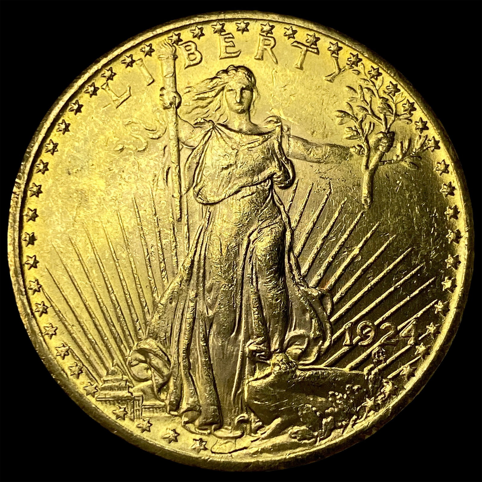 1924 Gold $20 Saint-Gaudens Double Eagle UNCIRCULATED (1 of 2)