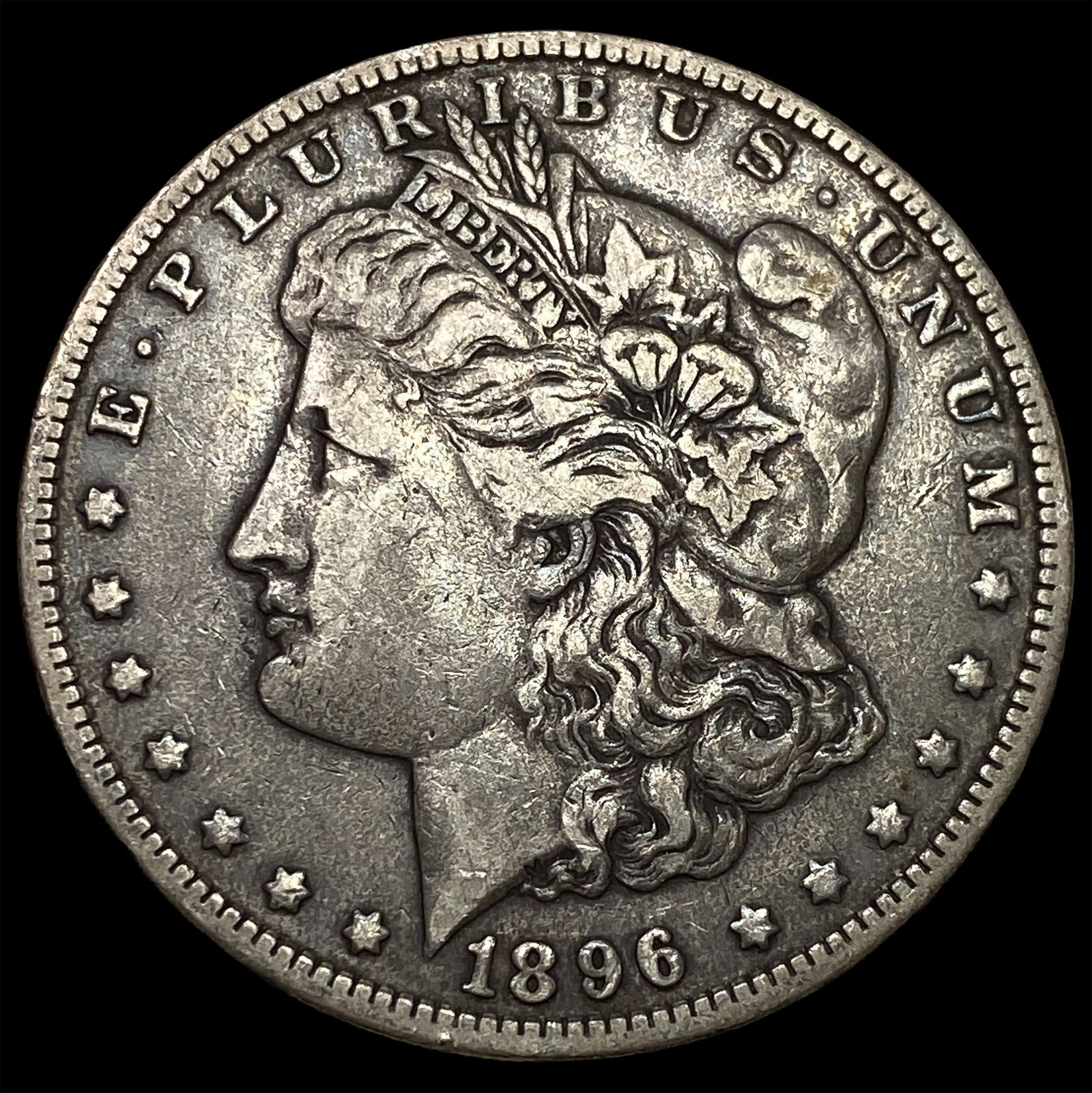 1896-O Silver Morgan Dollar NEARLY UNCIRCULATED: 1896-O Silver Morgan Dollar NEARLY UNCIRCULATED