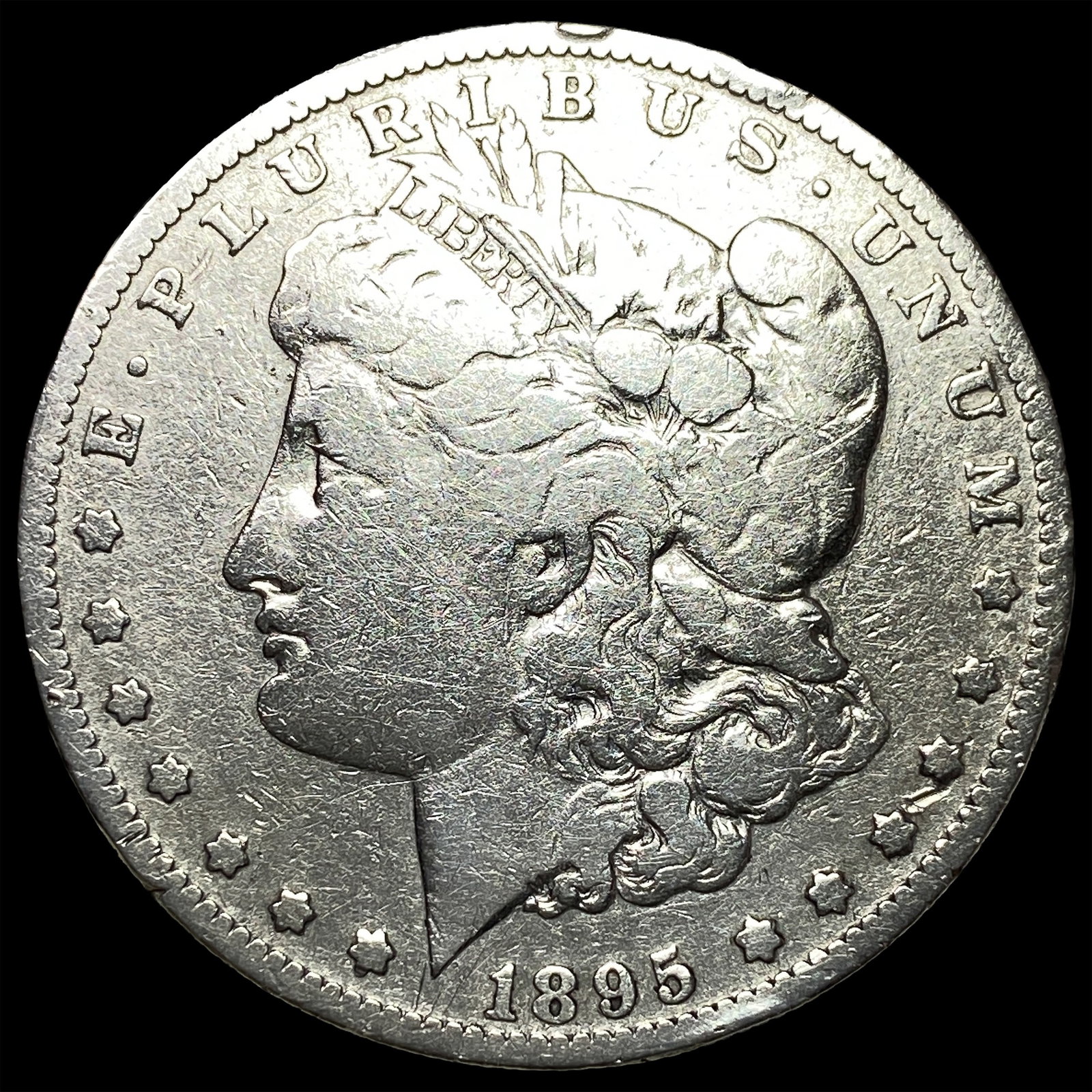 1895-O Silver Morgan Dollar LIGHTLY CIRCULATED (1 of 2)