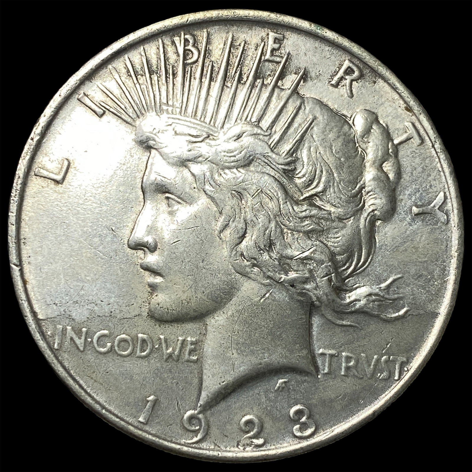 1923 Silver Peace Dollar CHOICE AU: 1923 Silver Peace Dollar CHOICE AU