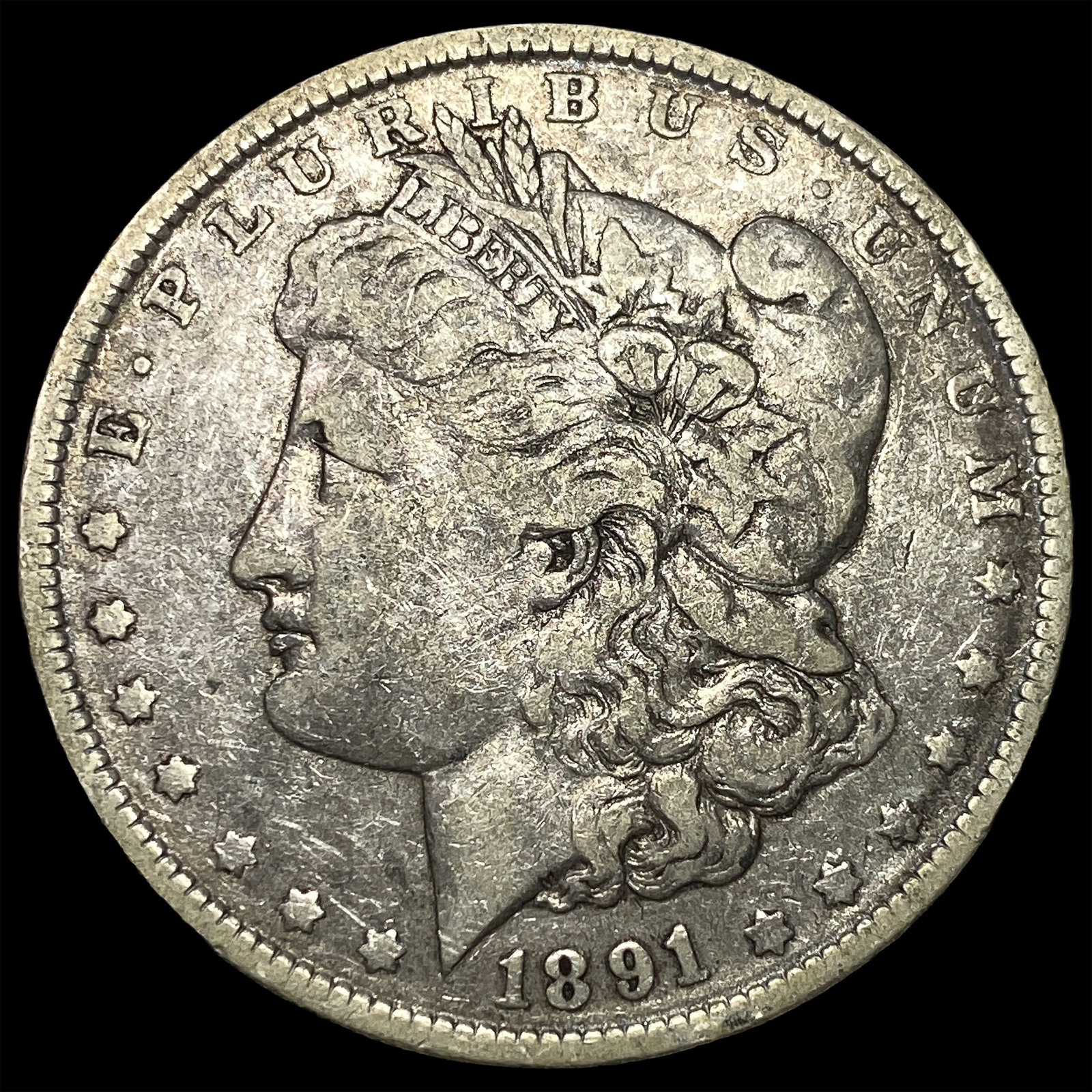 1891-O Silver Morgan Dollar LIGHTLY CIRCULATED: 1891-O Silver Morgan Dollar LIGHTLY CIRCULATED