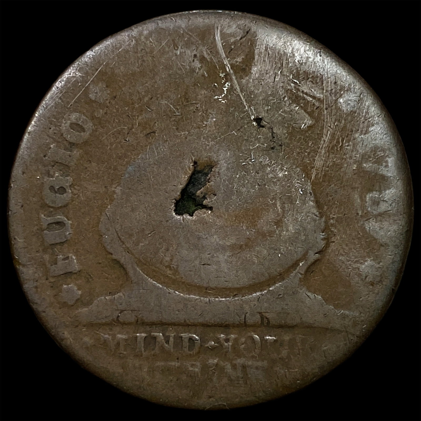1787 Fugio Cent "Mind Your Business" NICELY CIRCULATED (1 of 2)
