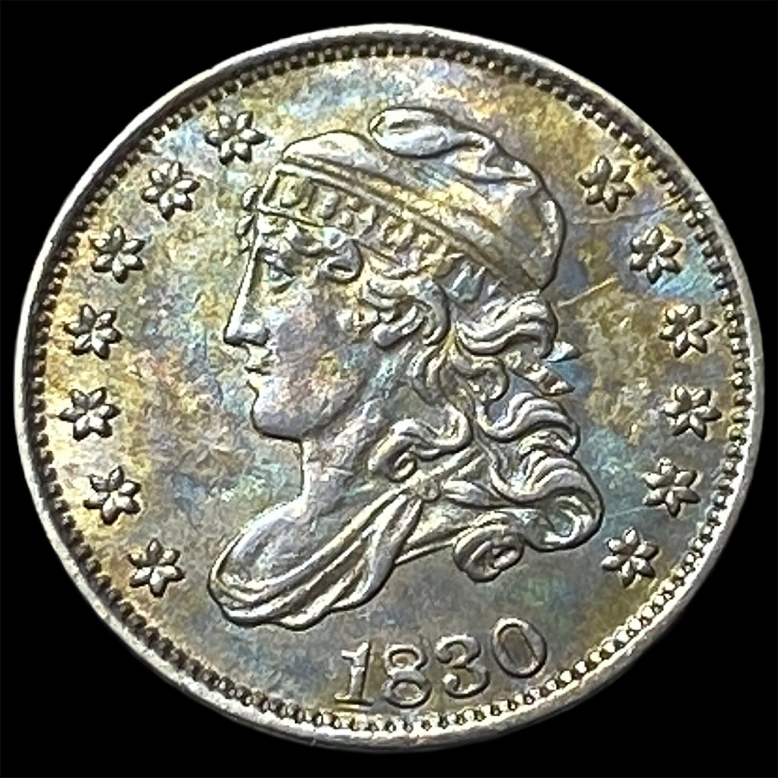 1830 Capped Bust Half Dime UNCIRCULATED: 1830 Capped Bust Half Dime UNCIRCULATED